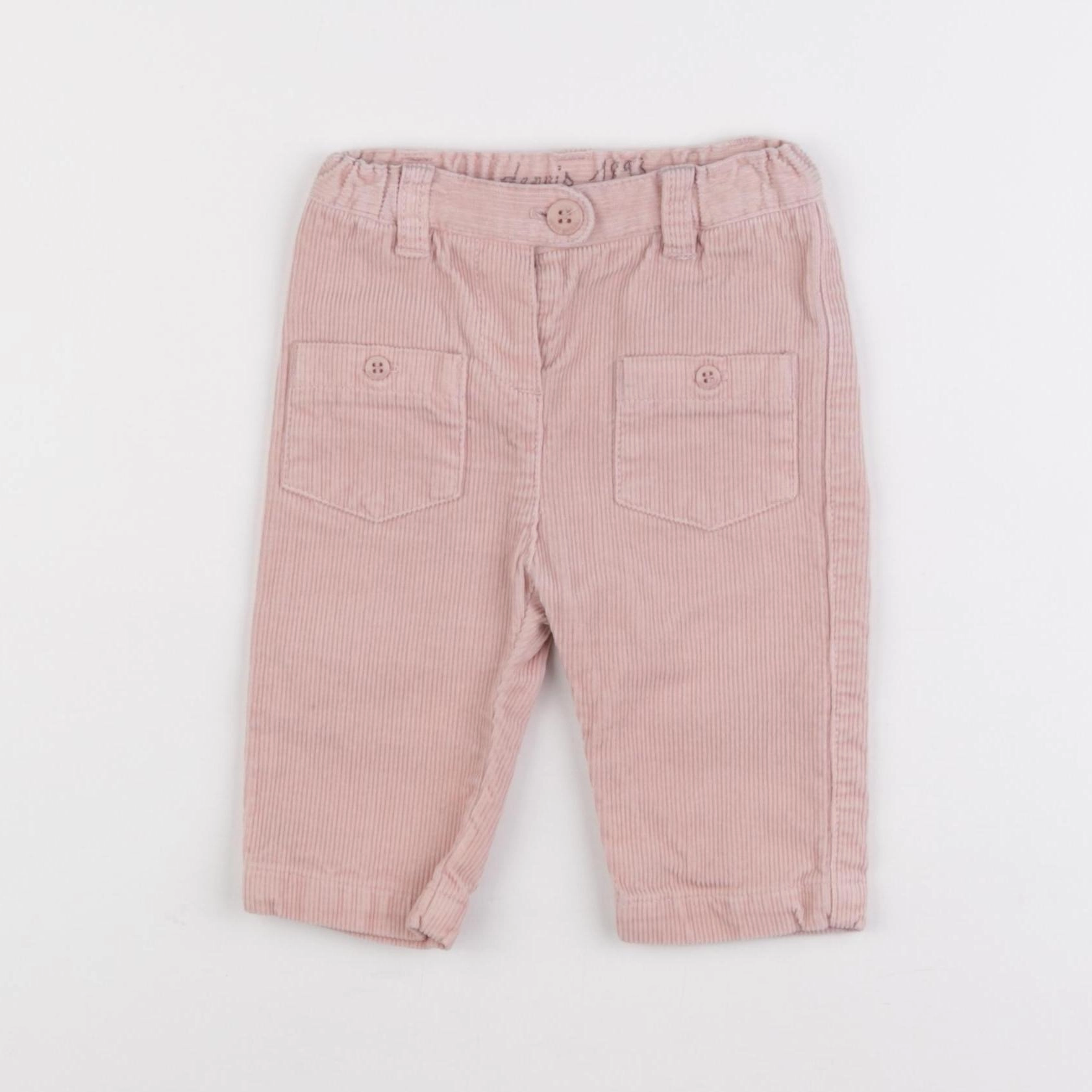 Petit Bateau - pantalon rose - 3 mois