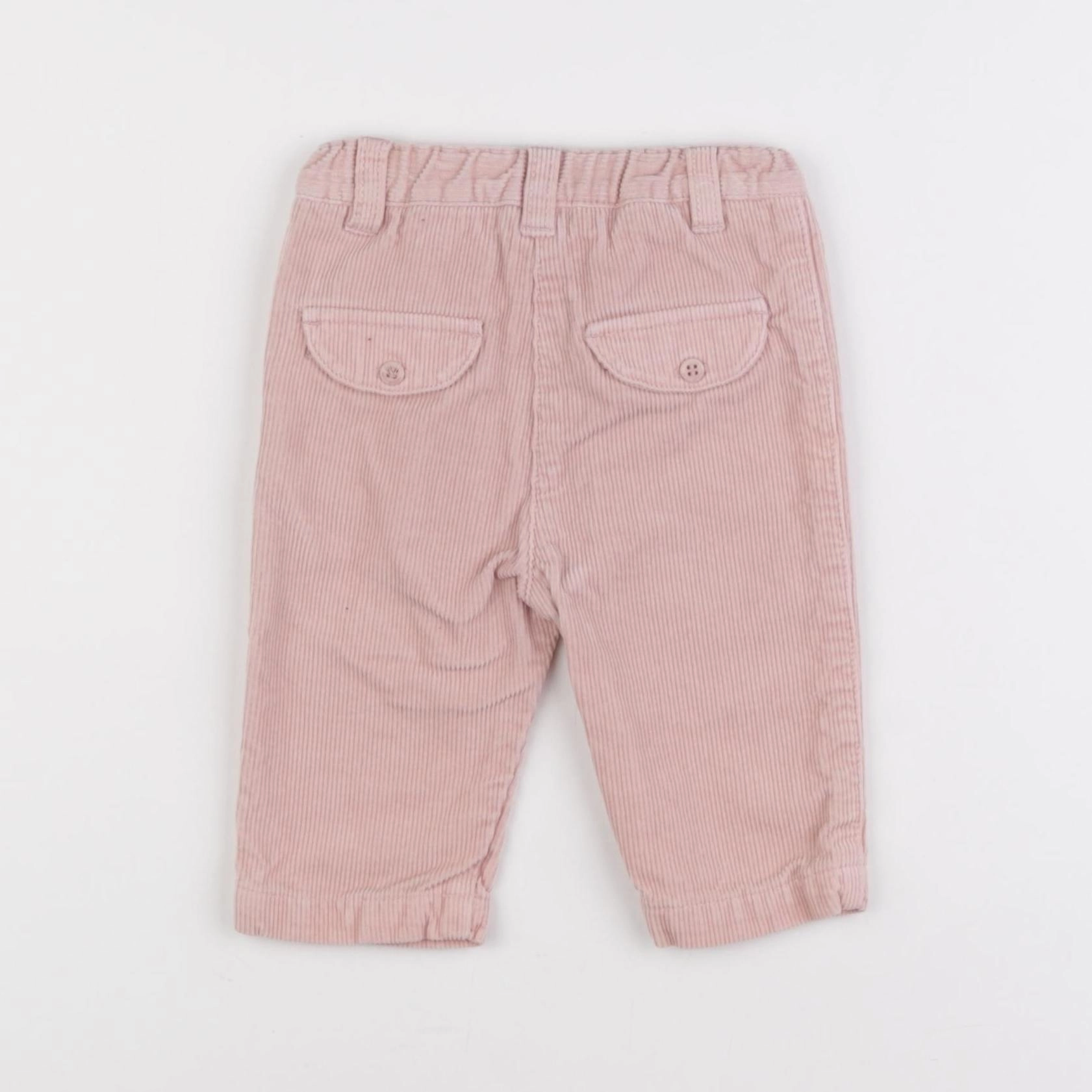 Petit Bateau - pantalon rose - 3 mois