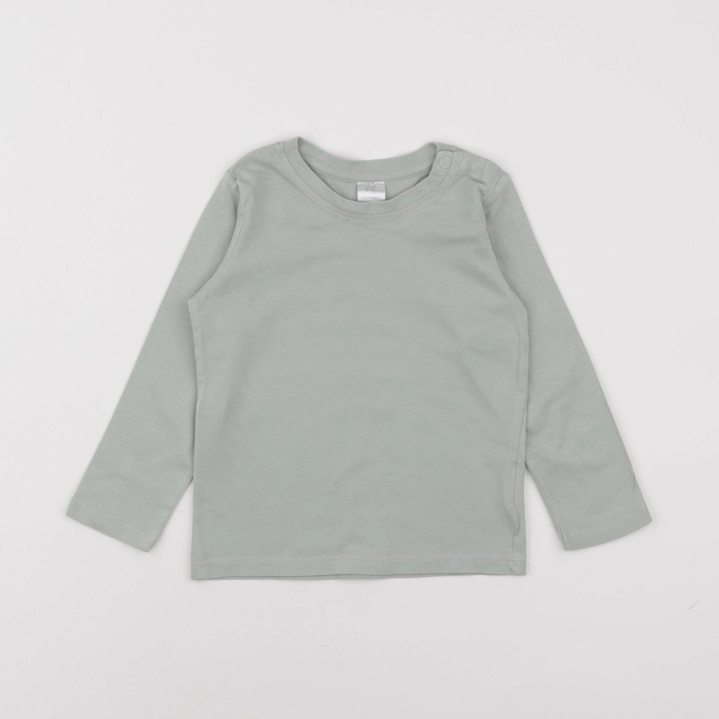 H&M - tee-shirt vert - 12/18 mois