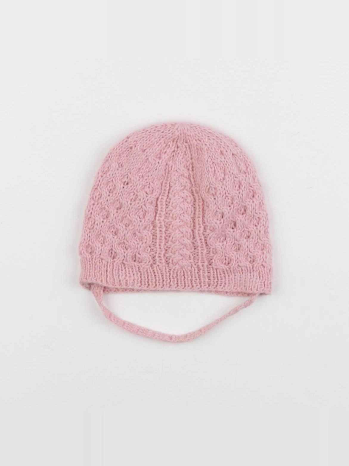 Jacadi - bonnet rose - 6 mois