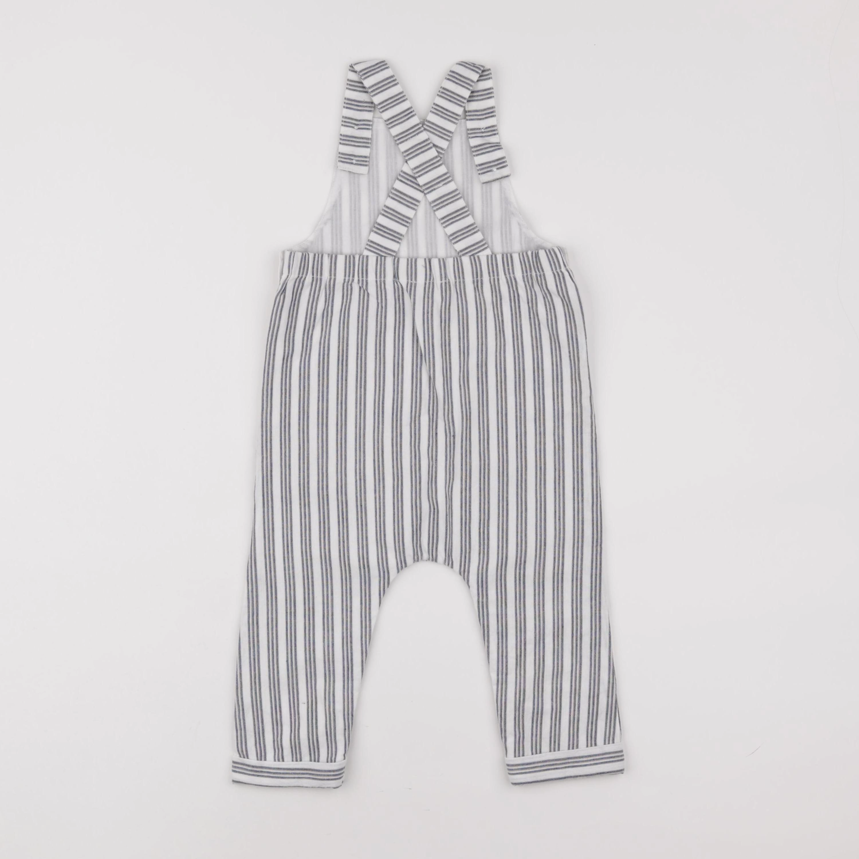 Natalys - combinaison blanc, bleu - 18 mois