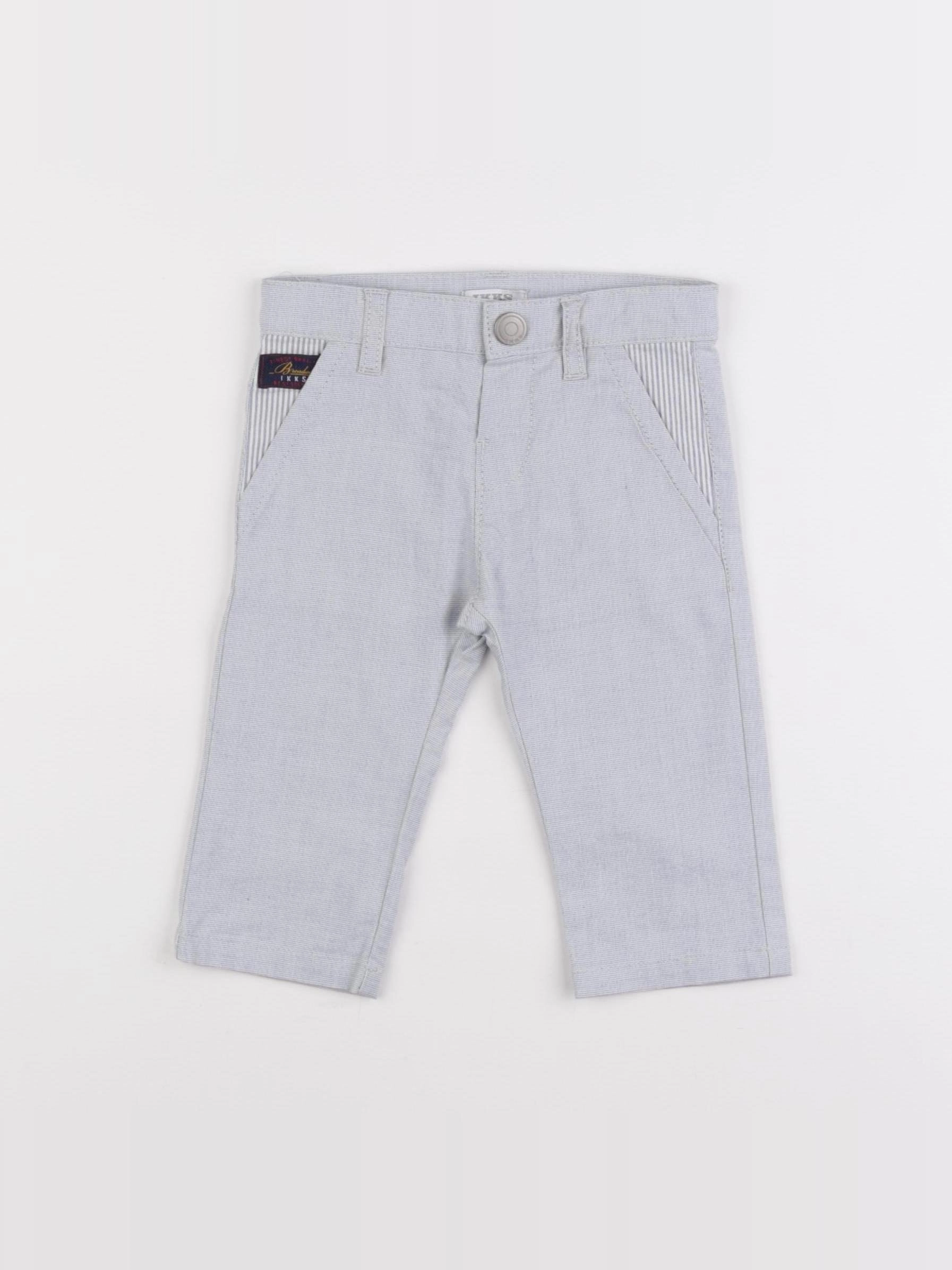 IKKS - pantalon bleu - 3 mois