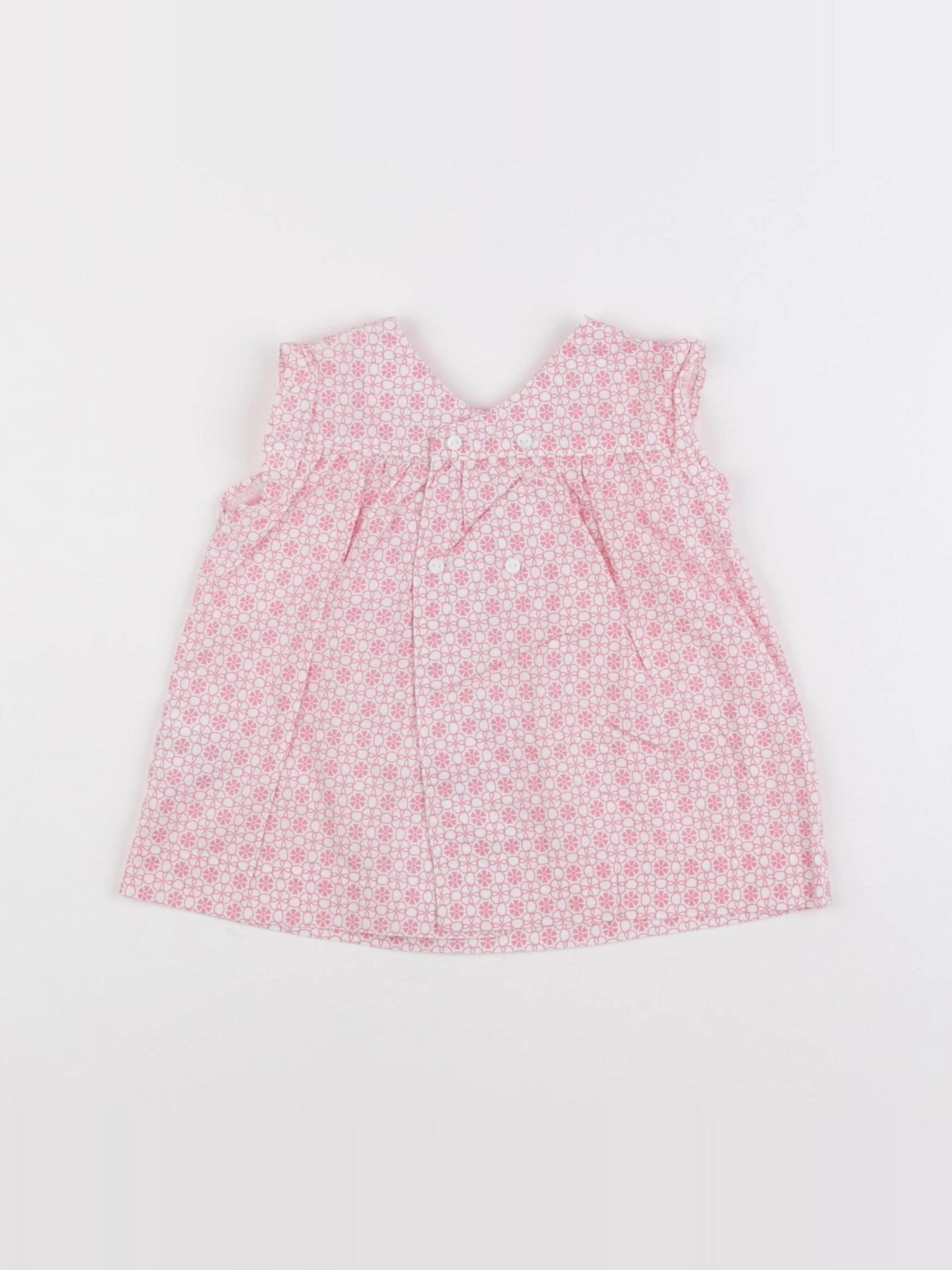 Cyrillus - blouse rose - 6 mois