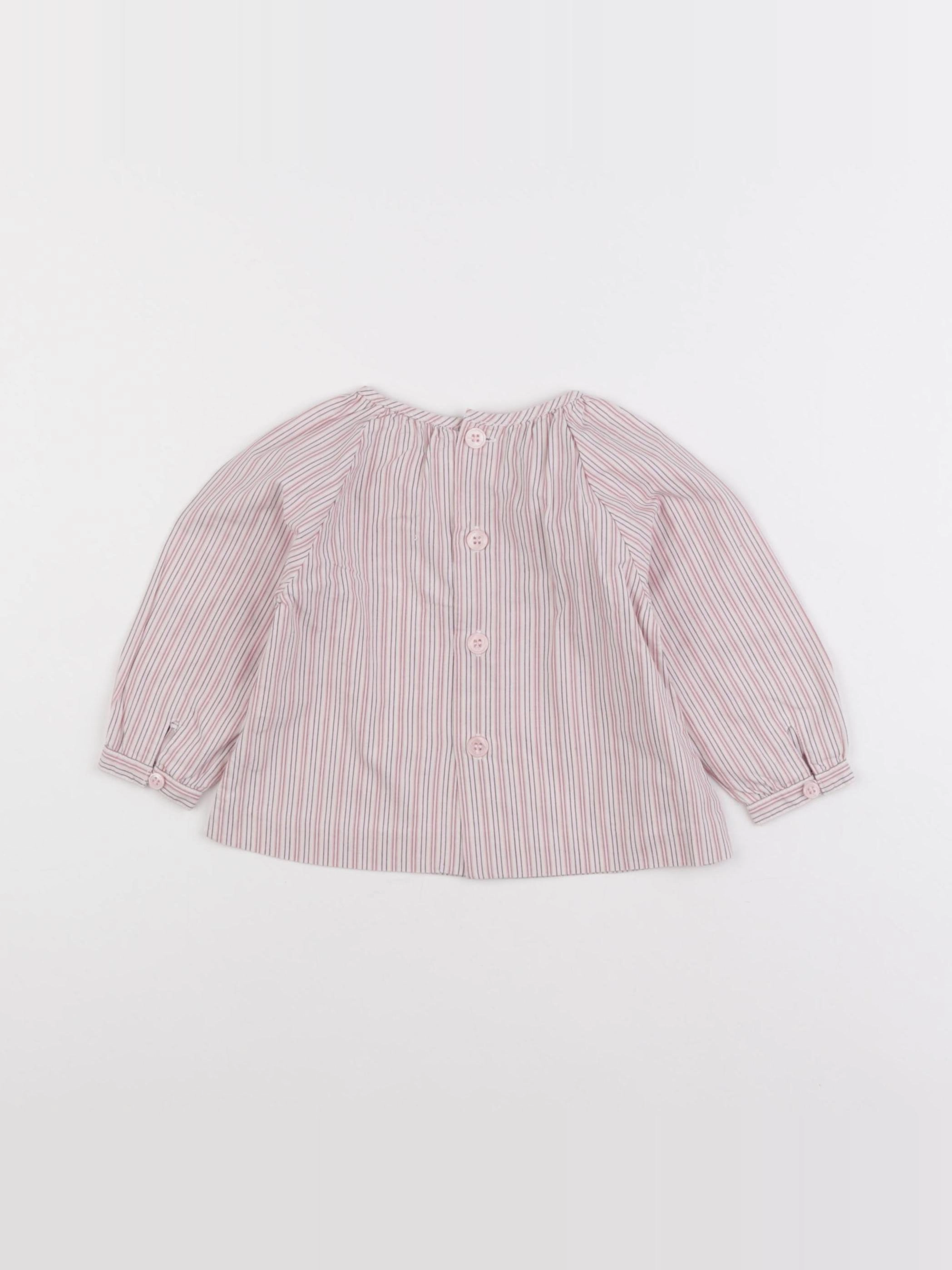 Jacadi - blouse rose - 6 mois