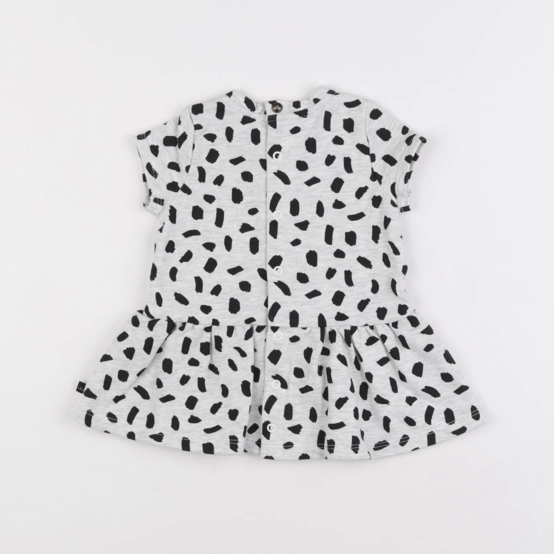 IKKS - robe gris, noir - 3 mois