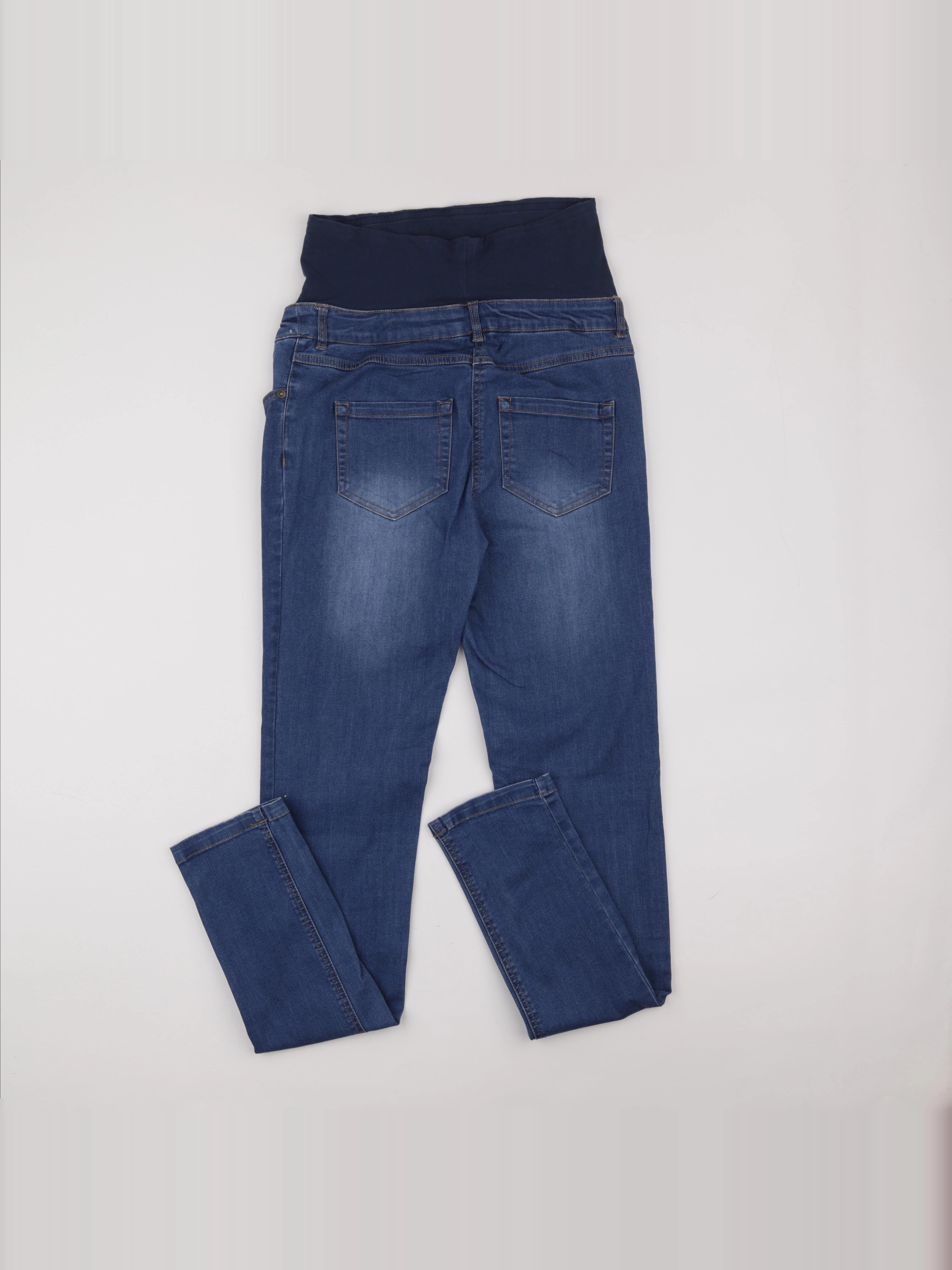 Vertbaudet - jean grossesse bleu - 38