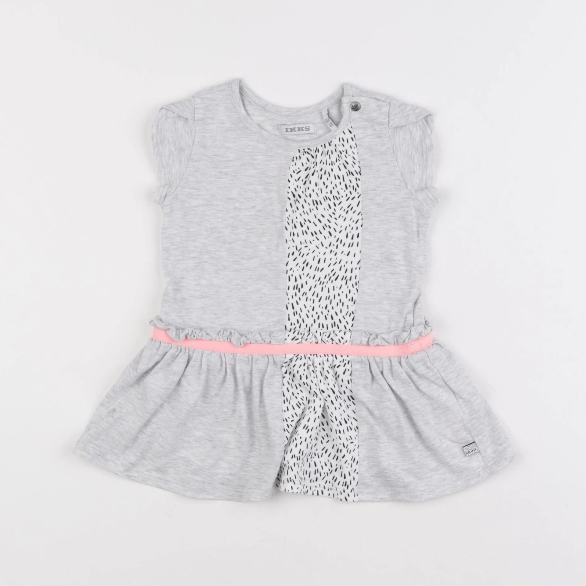 IKKS - robe gris - 6 mois