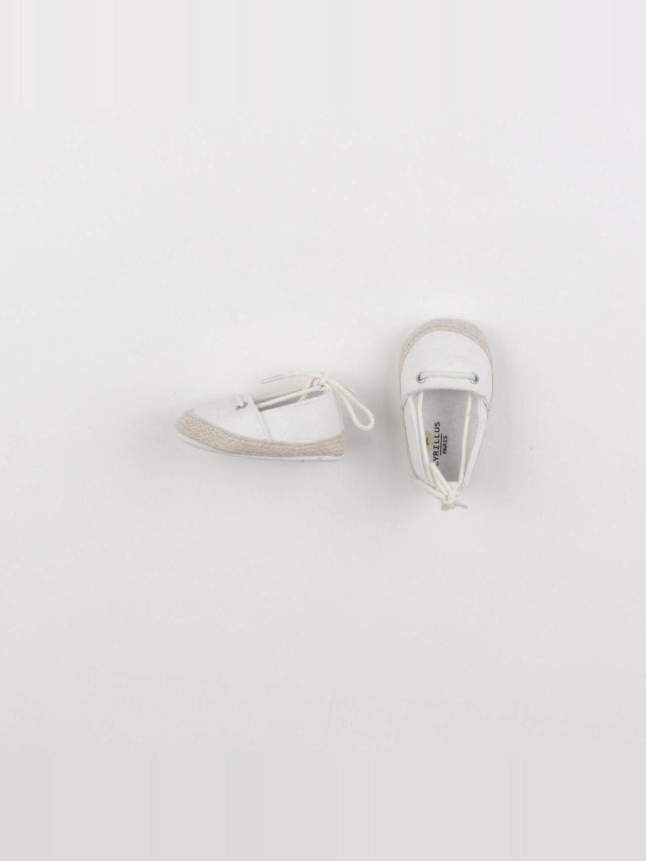 Cyrillus - chaussons blanc - pointure 17