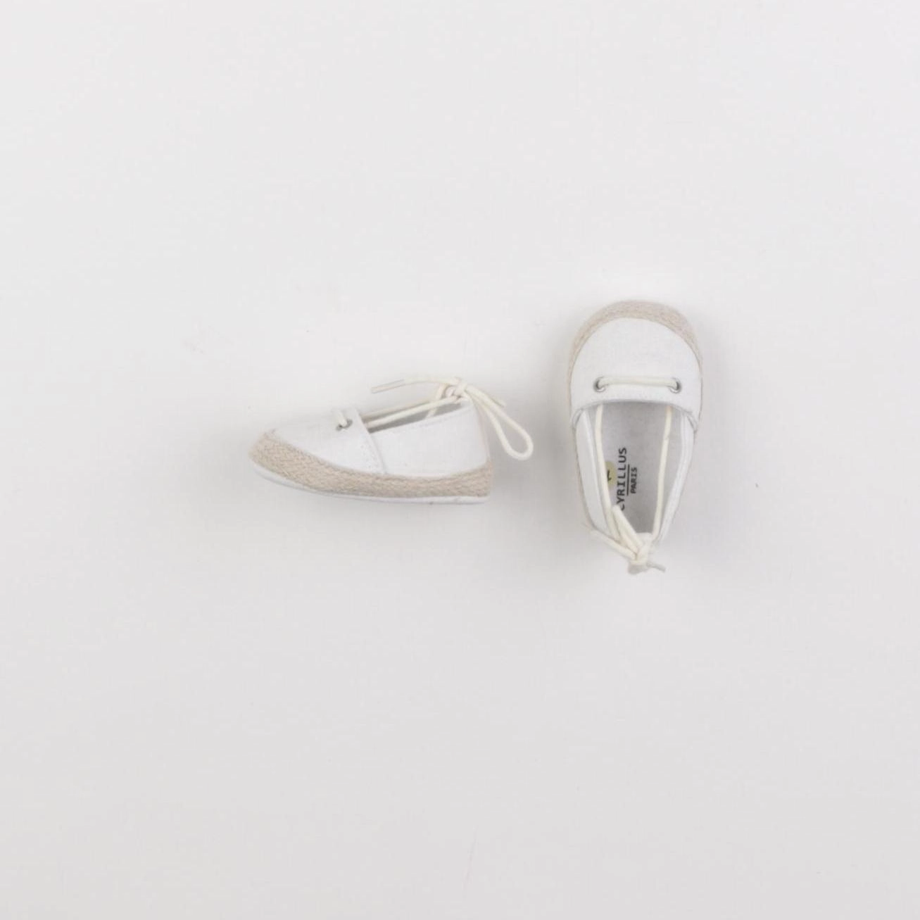 Cyrillus - chaussons blanc - pointure 17