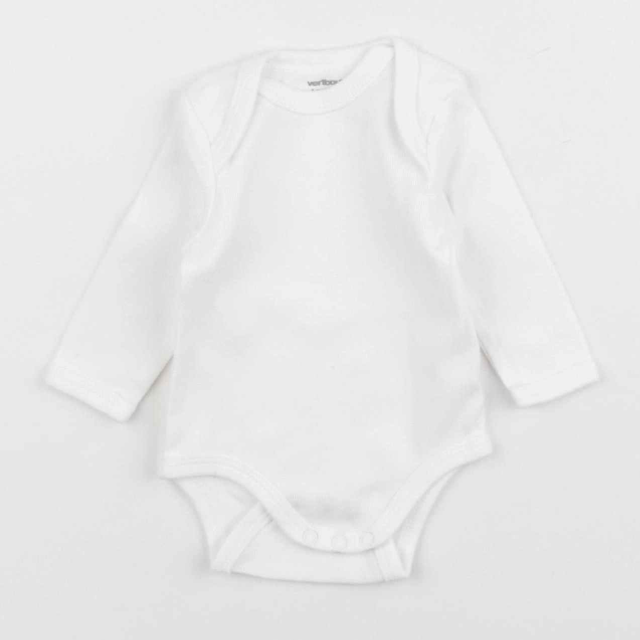Vertbaudet - body blanc - 1 mois