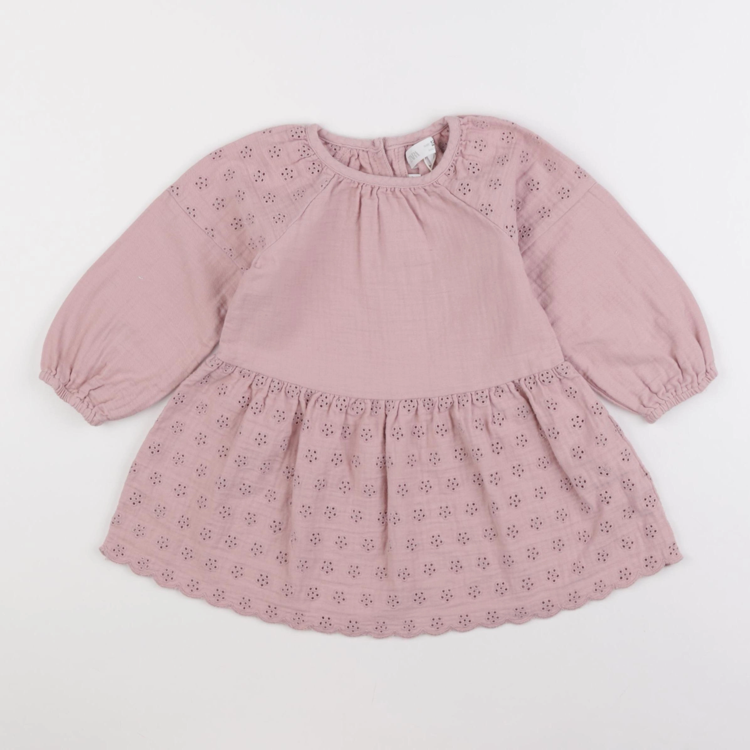 Zara - robe rose - 12/18 mois