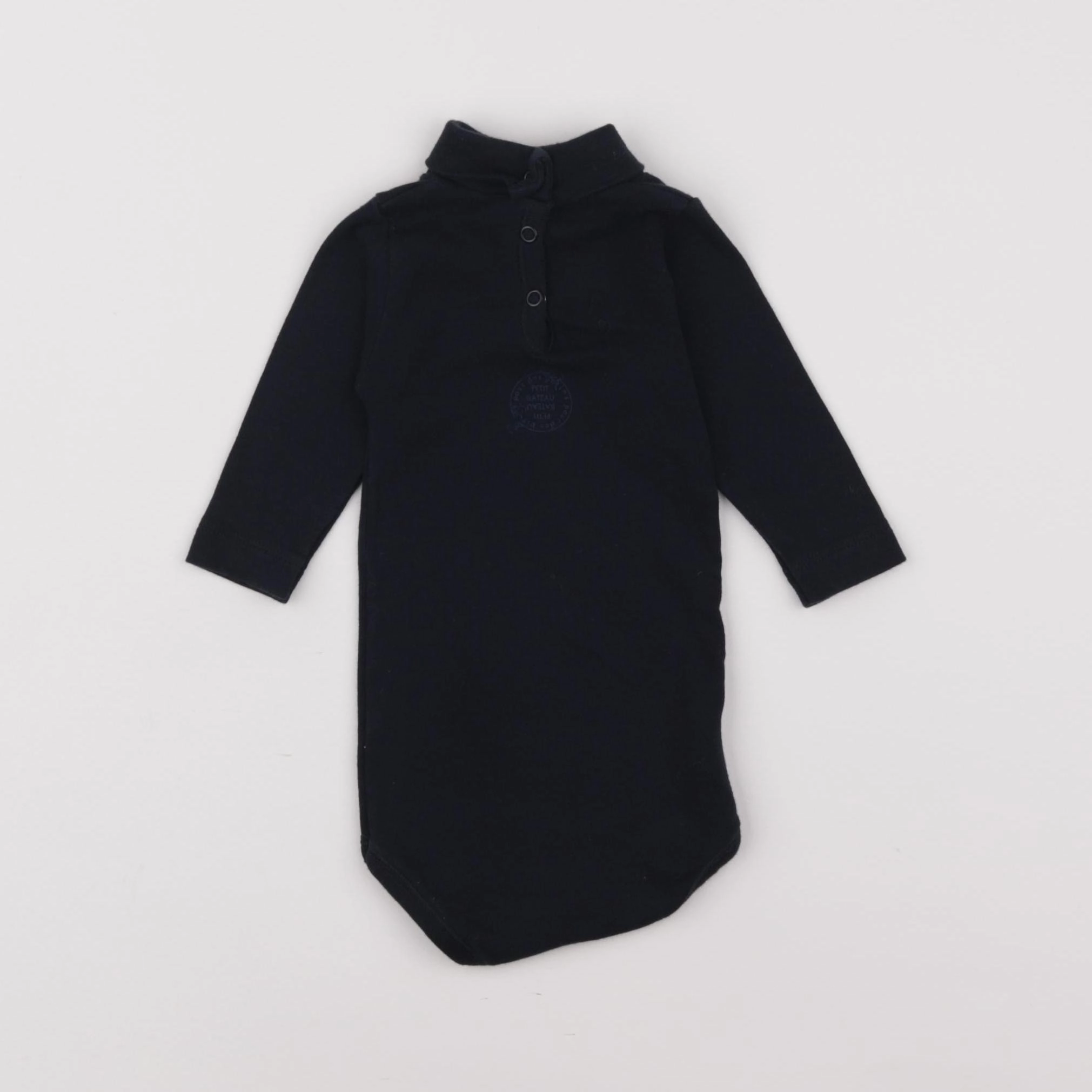 Petit Bateau - body bleu - 3 mois