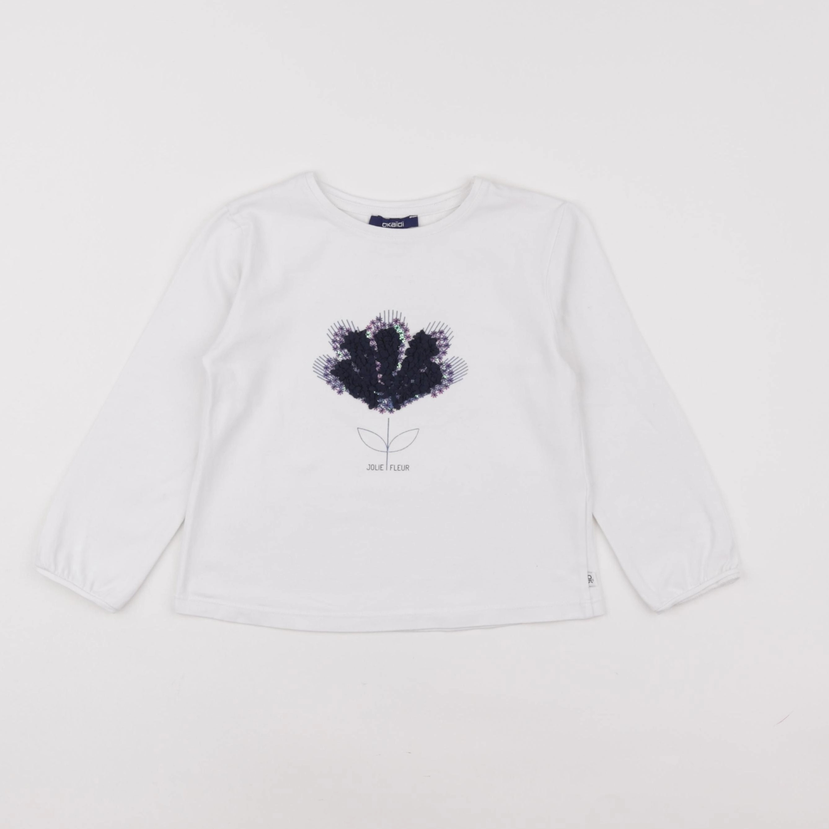 Okaidi - tee-shirt blanc - 4 ans