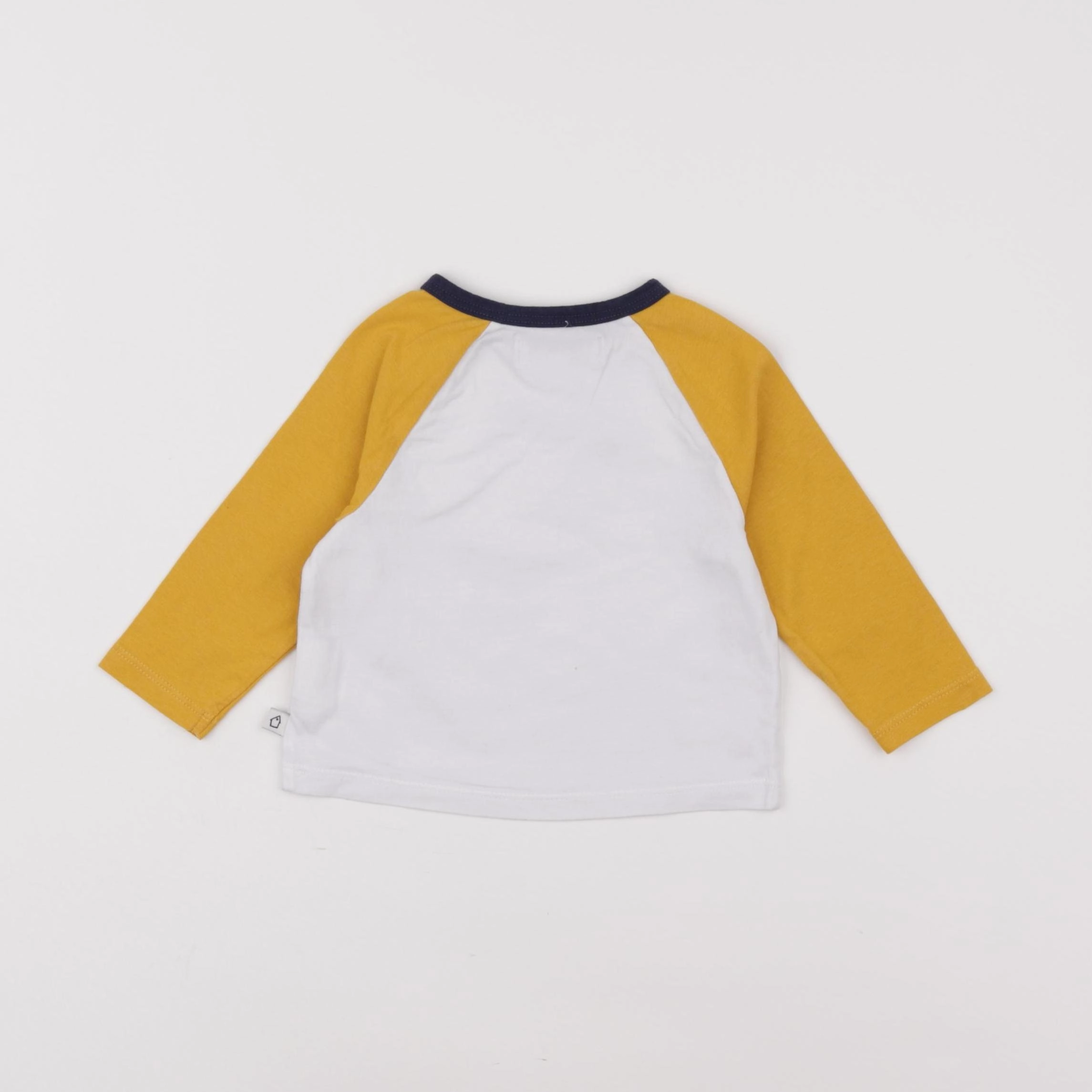 Cadet Rousselle - tee-shirt blanc, jaune - 6 mois