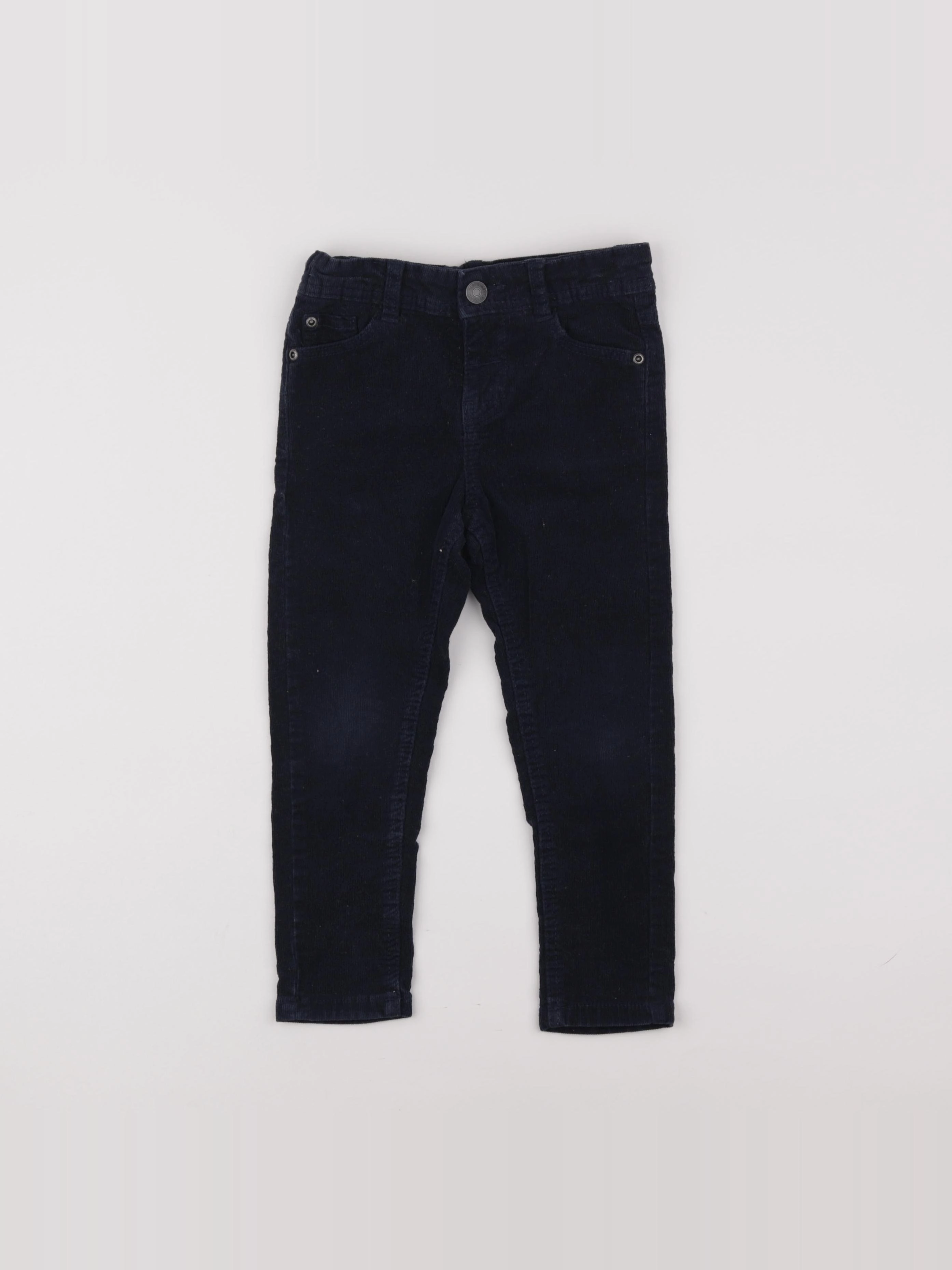 Vertbaudet - pantalon bleu - 3 ans