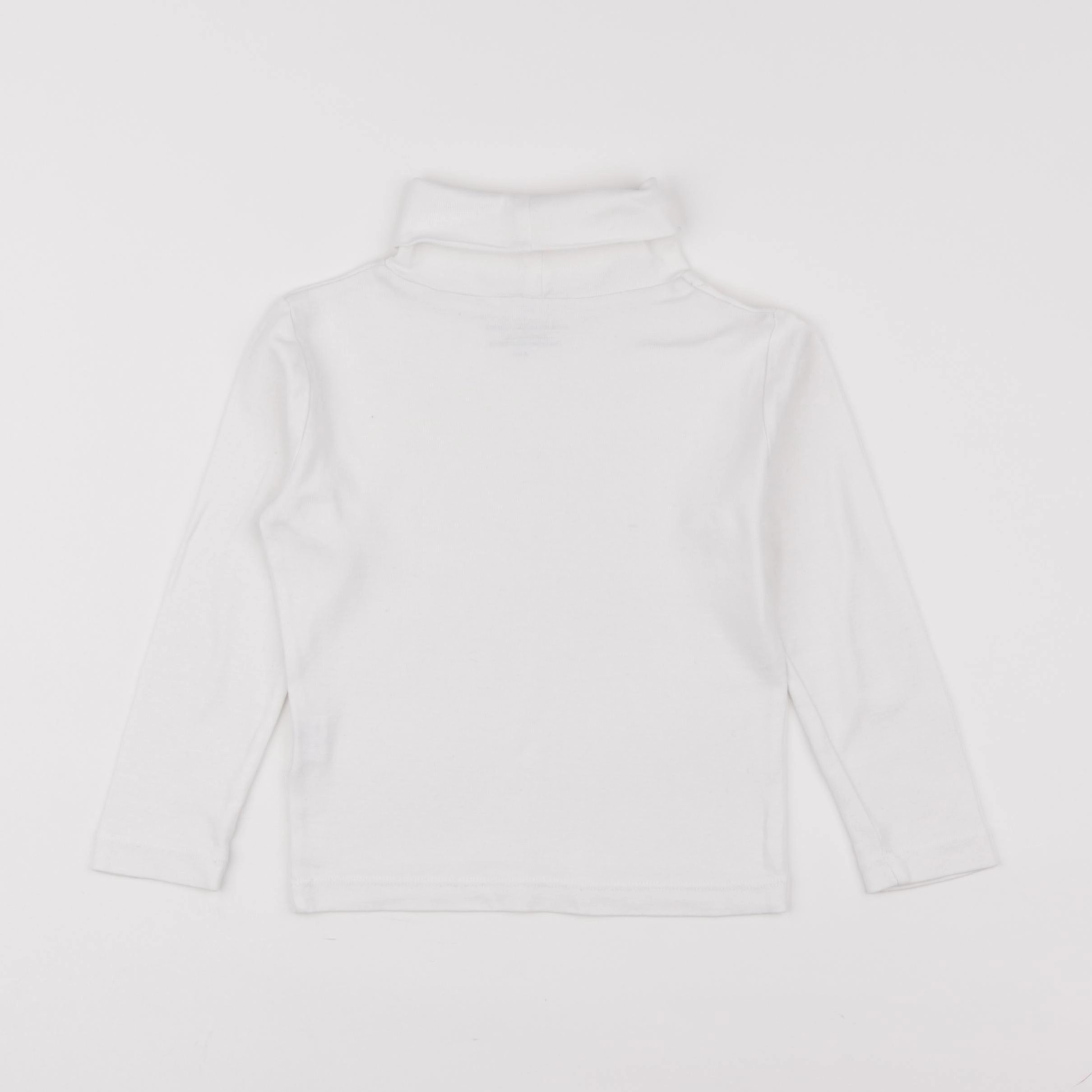 Monoprix - sous-pull blanc - 4 ans