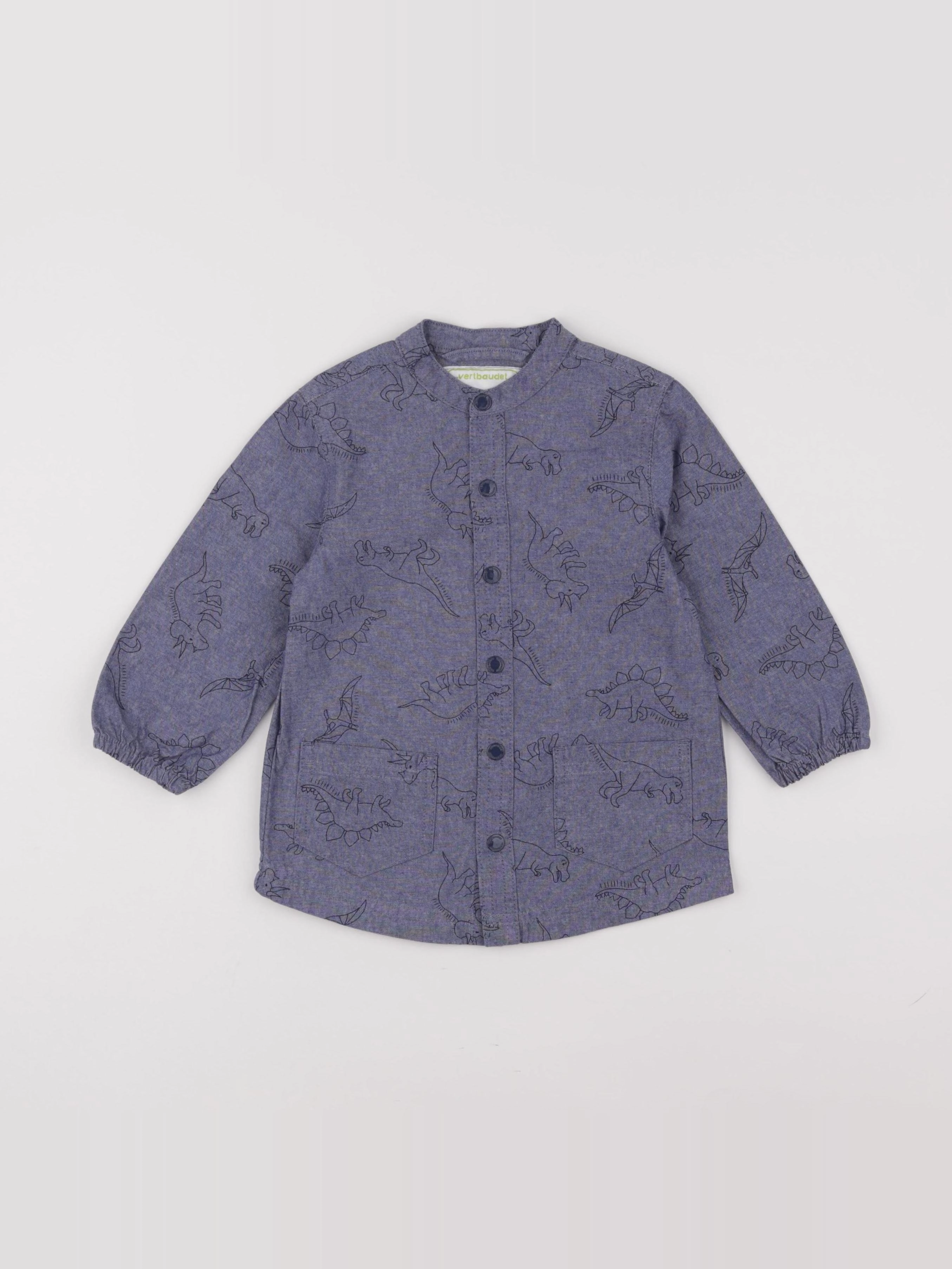 Vertbaudet - blouse d'activité bleu - 2 ans