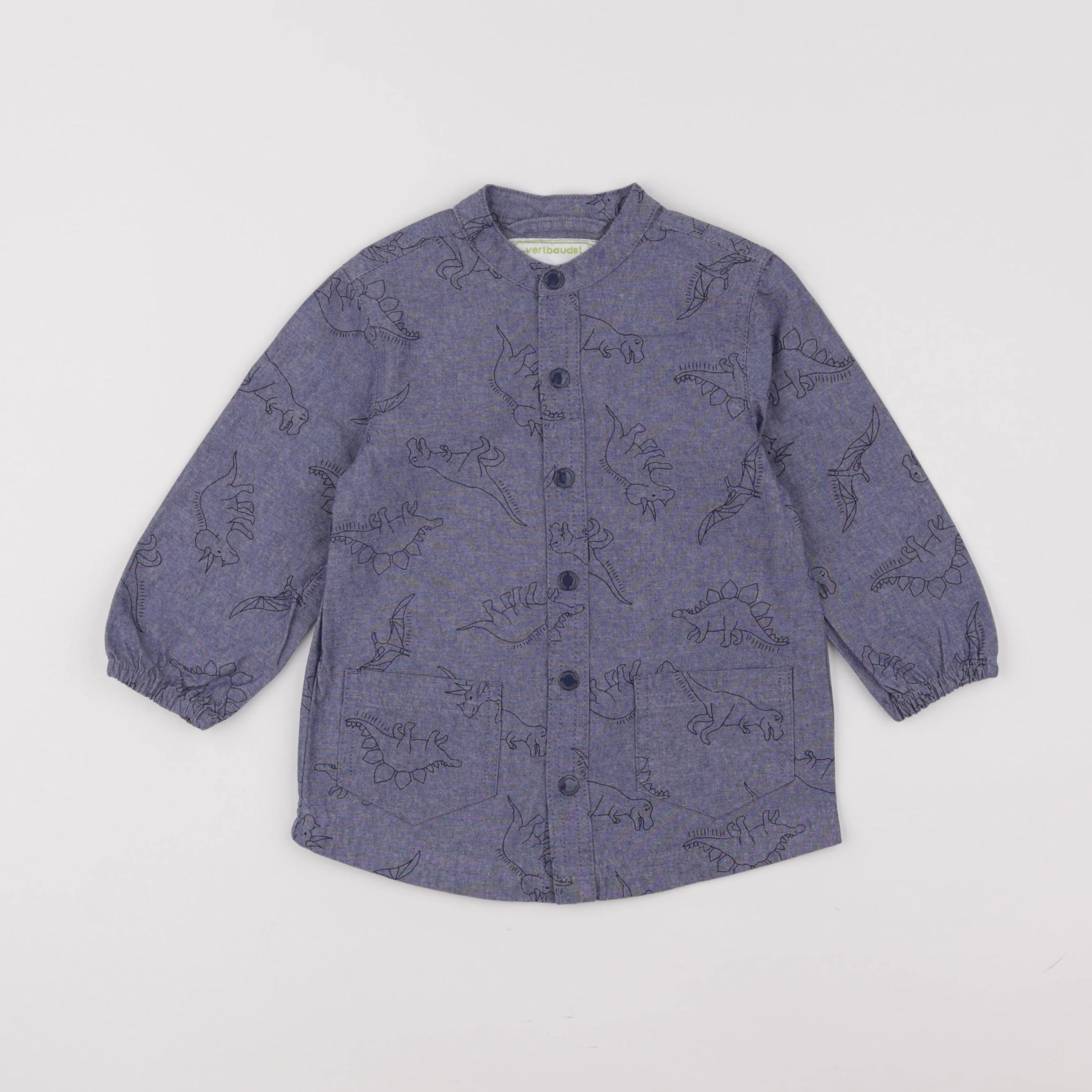 Vertbaudet - blouse d'activité bleu - 2 ans