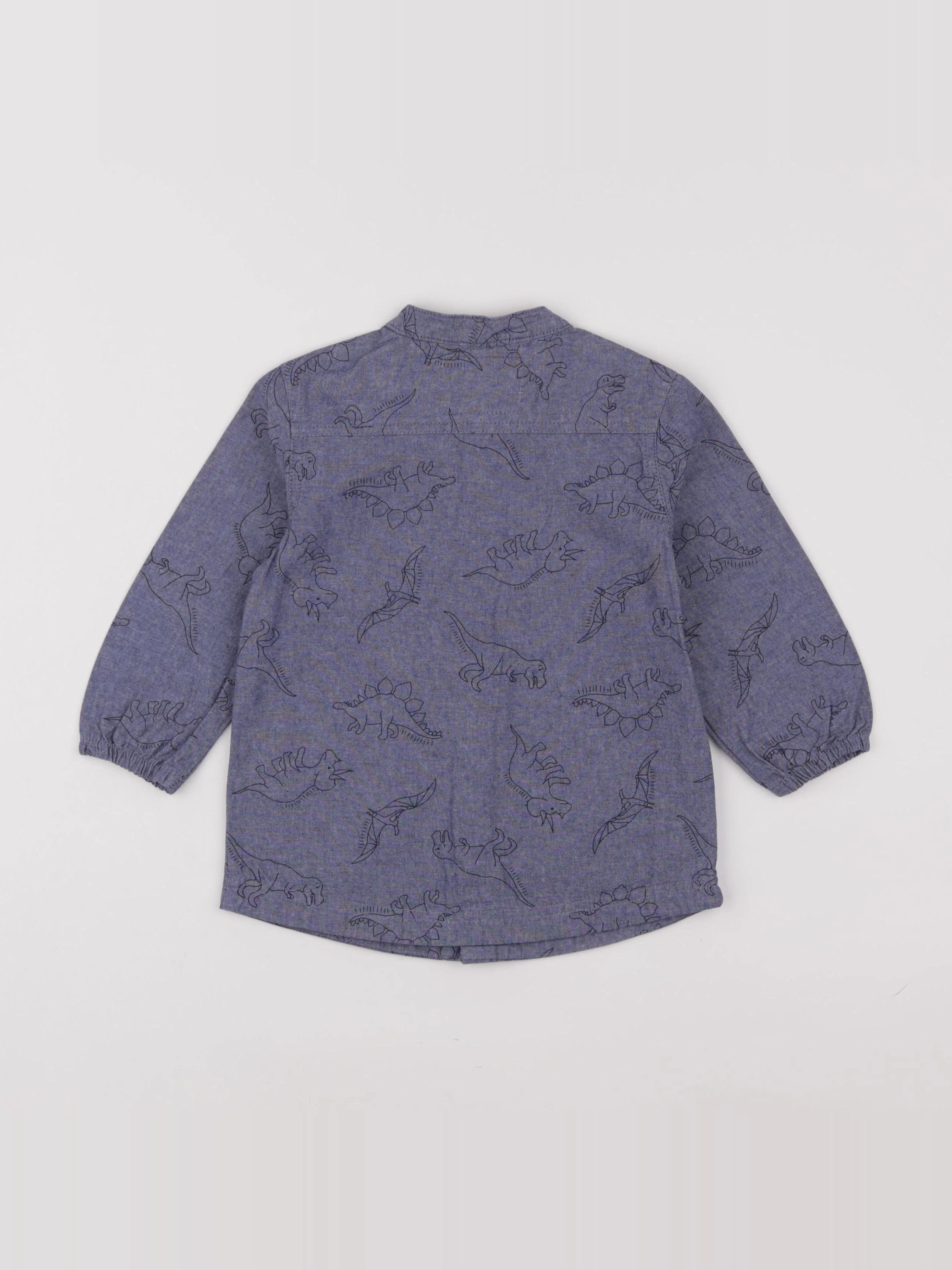 Vertbaudet - blouse d'activité bleu - 2 ans