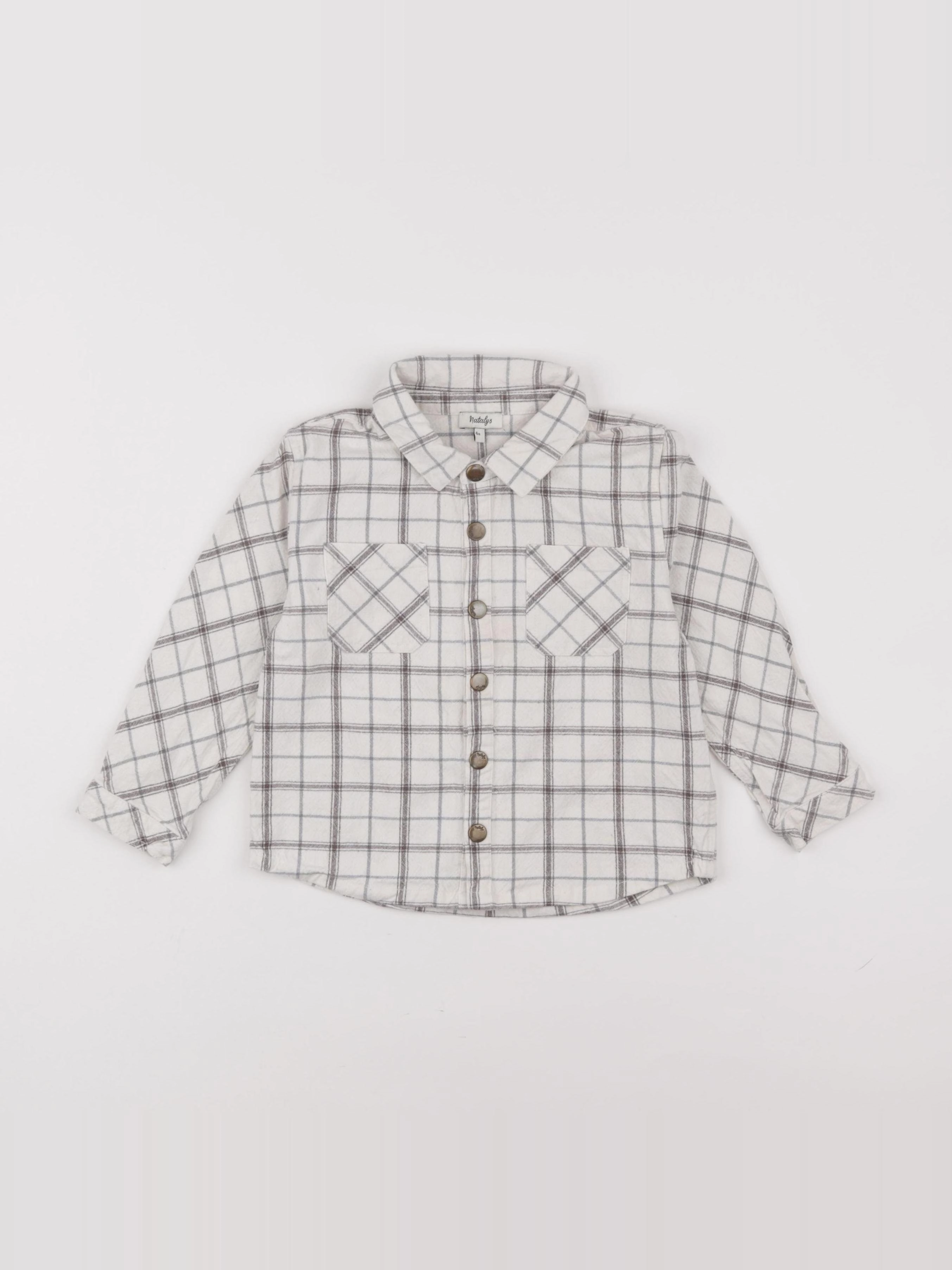 Natalys - chemise beige - 4 ans