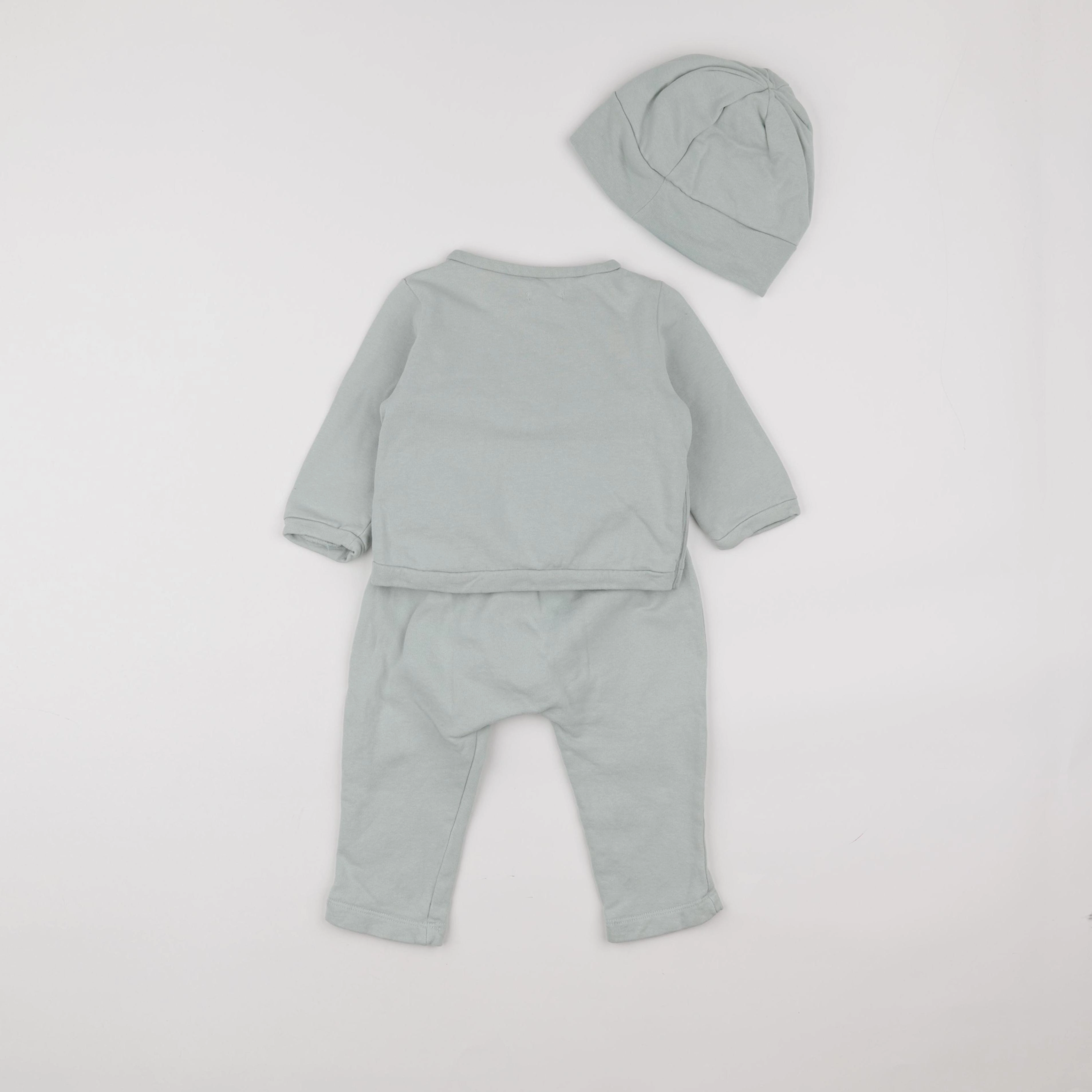 Vertbaudet - ensemble vert - 9 mois