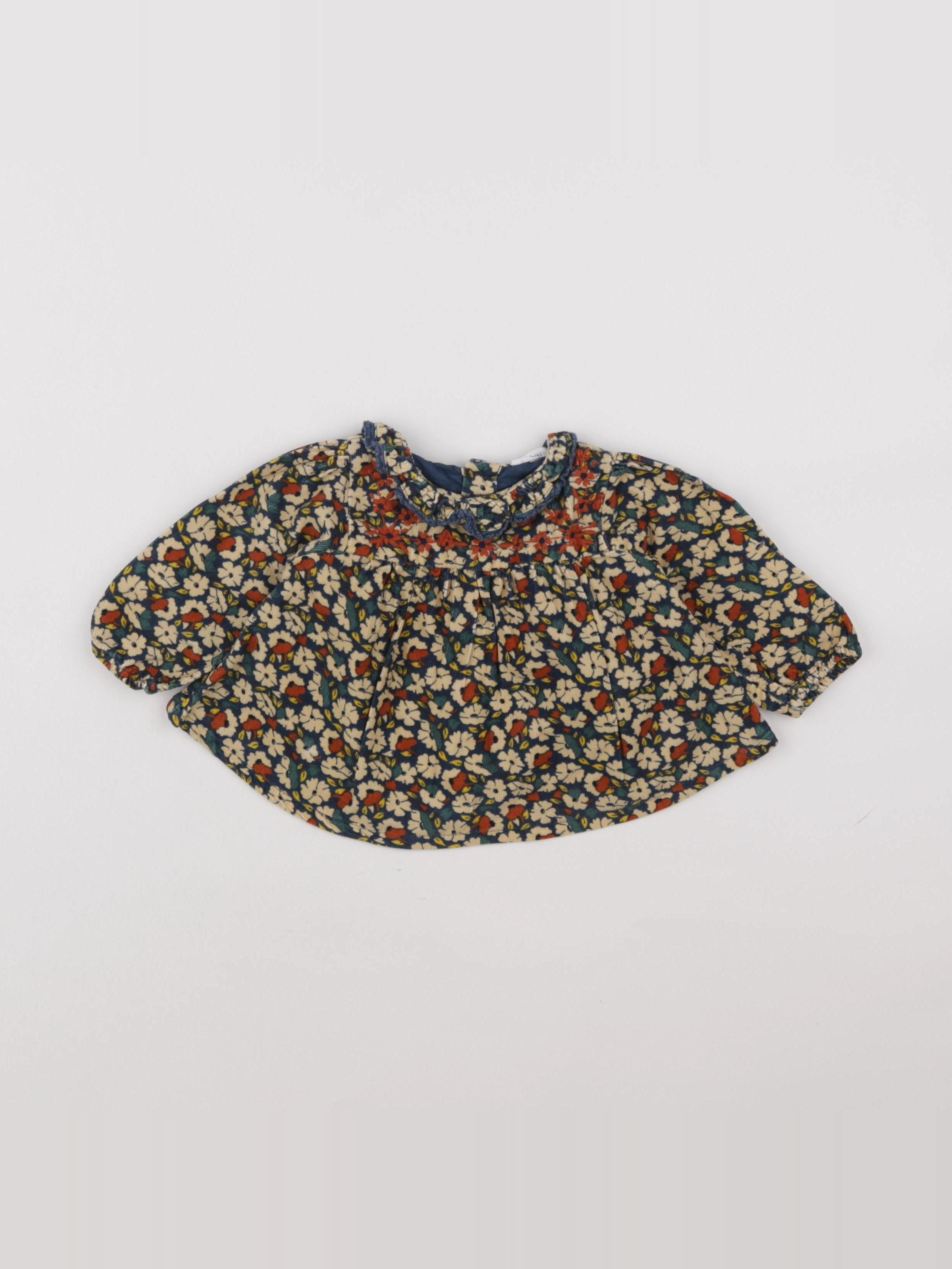 Boutchou - blouse multicolore - 6 mois