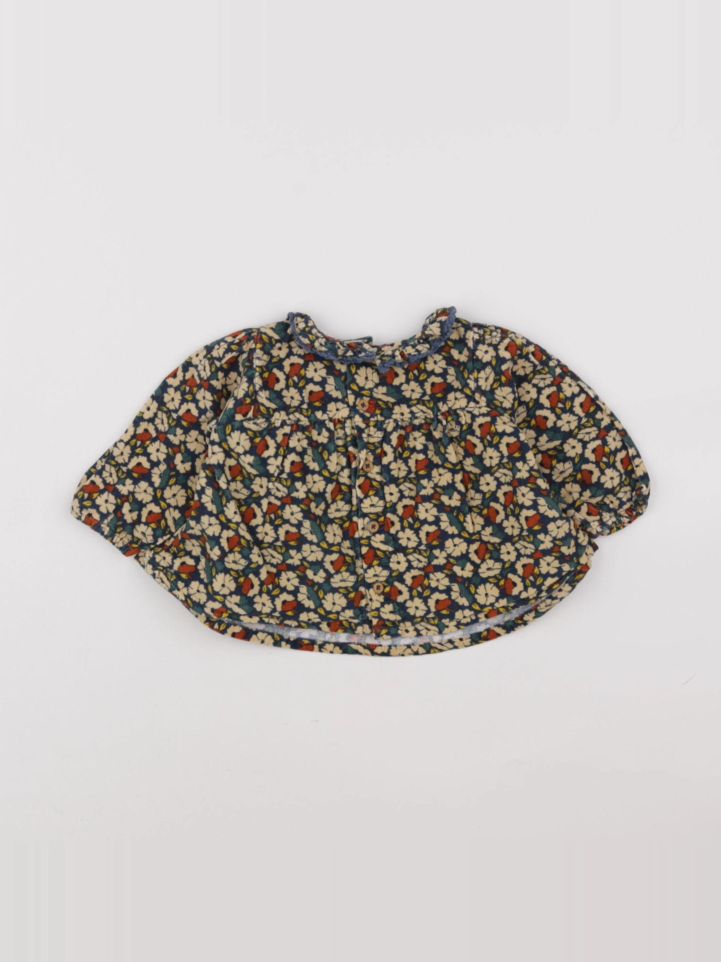 Boutchou - blouse multicolore - 6 mois