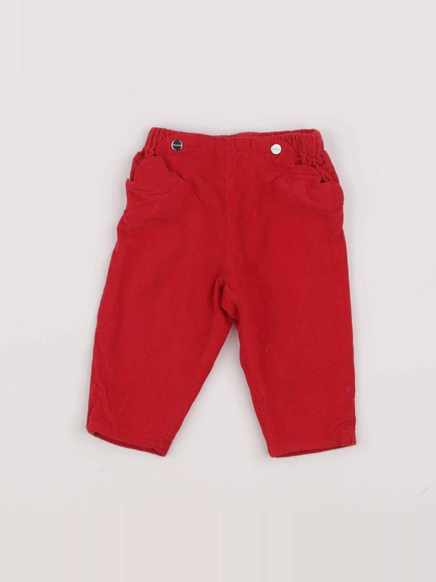 Jacadi - pantalon doublé rouge - 6 mois