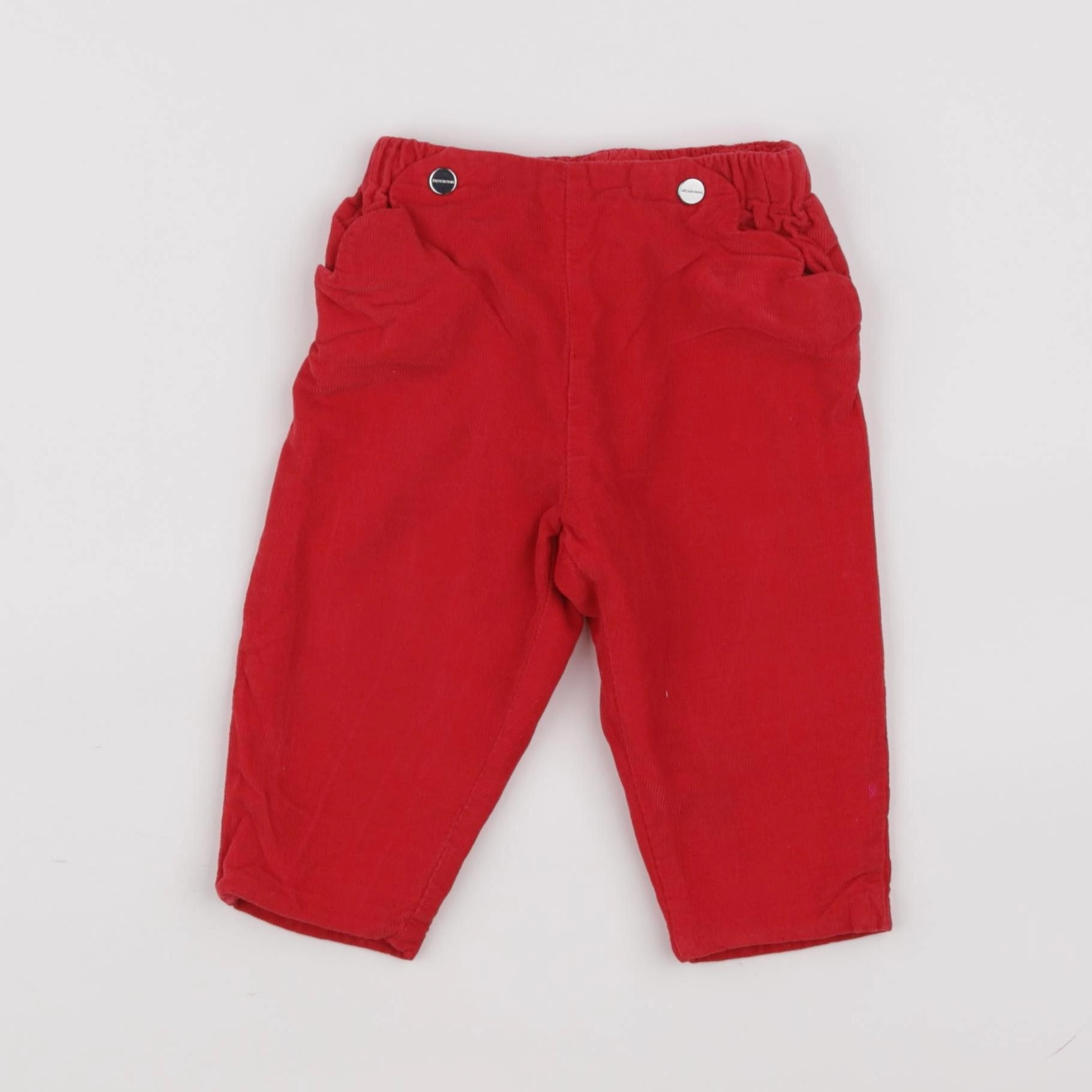 Jacadi - pantalon doublé rouge - 6 mois