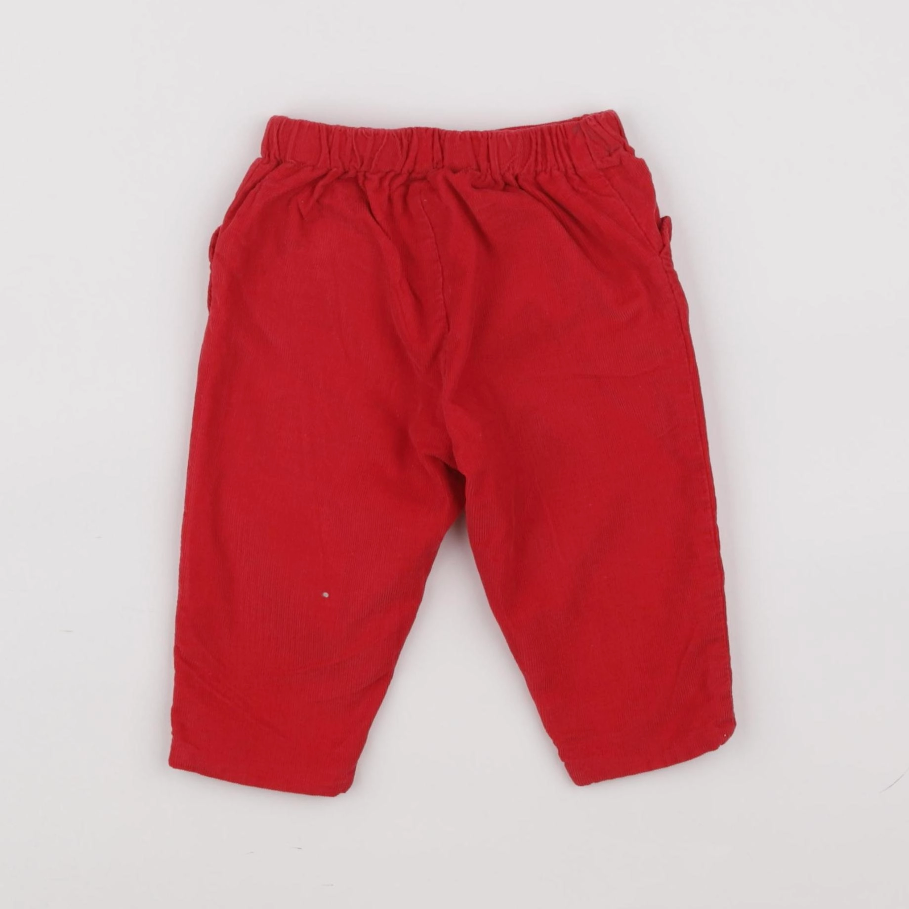 Jacadi - pantalon doublé rouge - 6 mois
