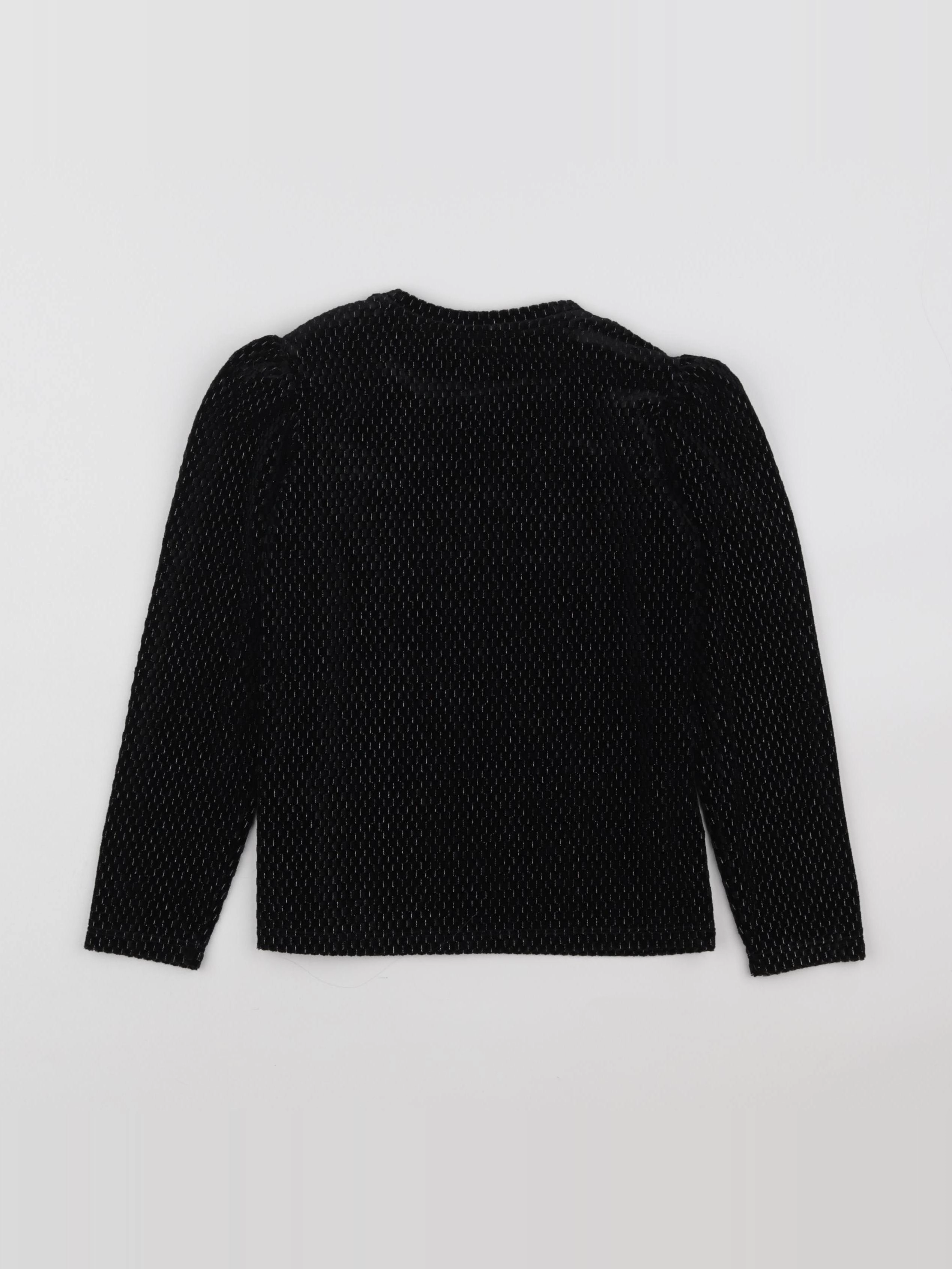 IKKS - pull noir, argent - 6 ans