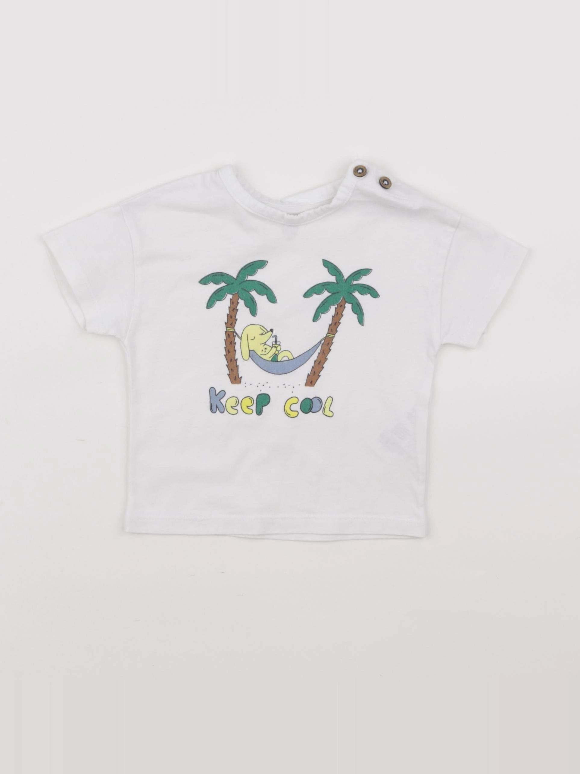 La Redoute - tee-shirt blanc - 6 mois