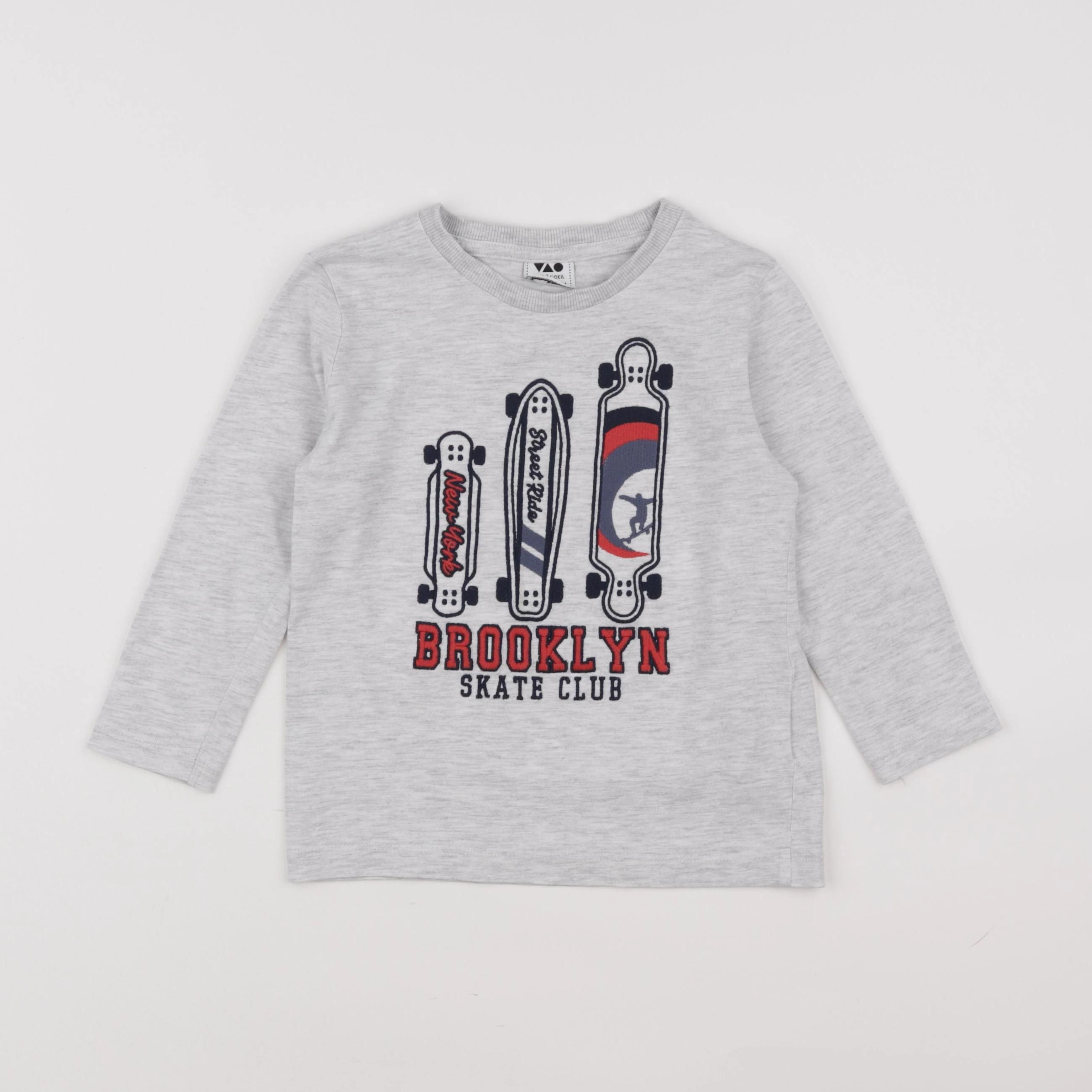 Tape à l'oeil - tee-shirt gris - 4 ans