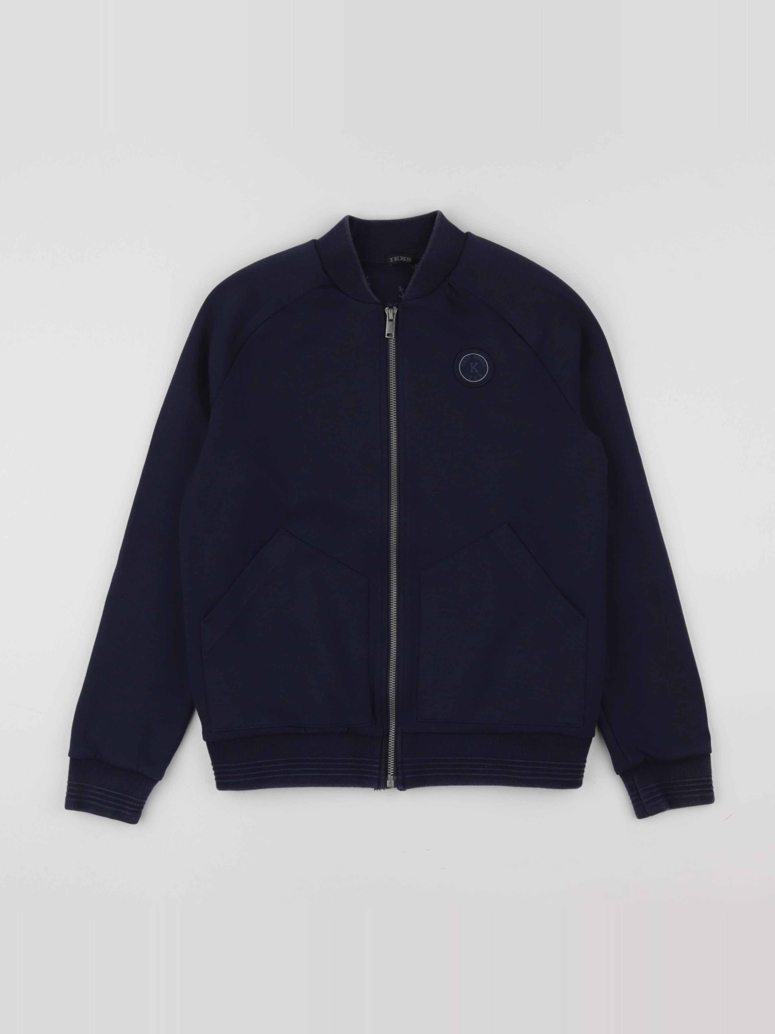IKKS - sweat imprimé au dos bleu - 12 ans