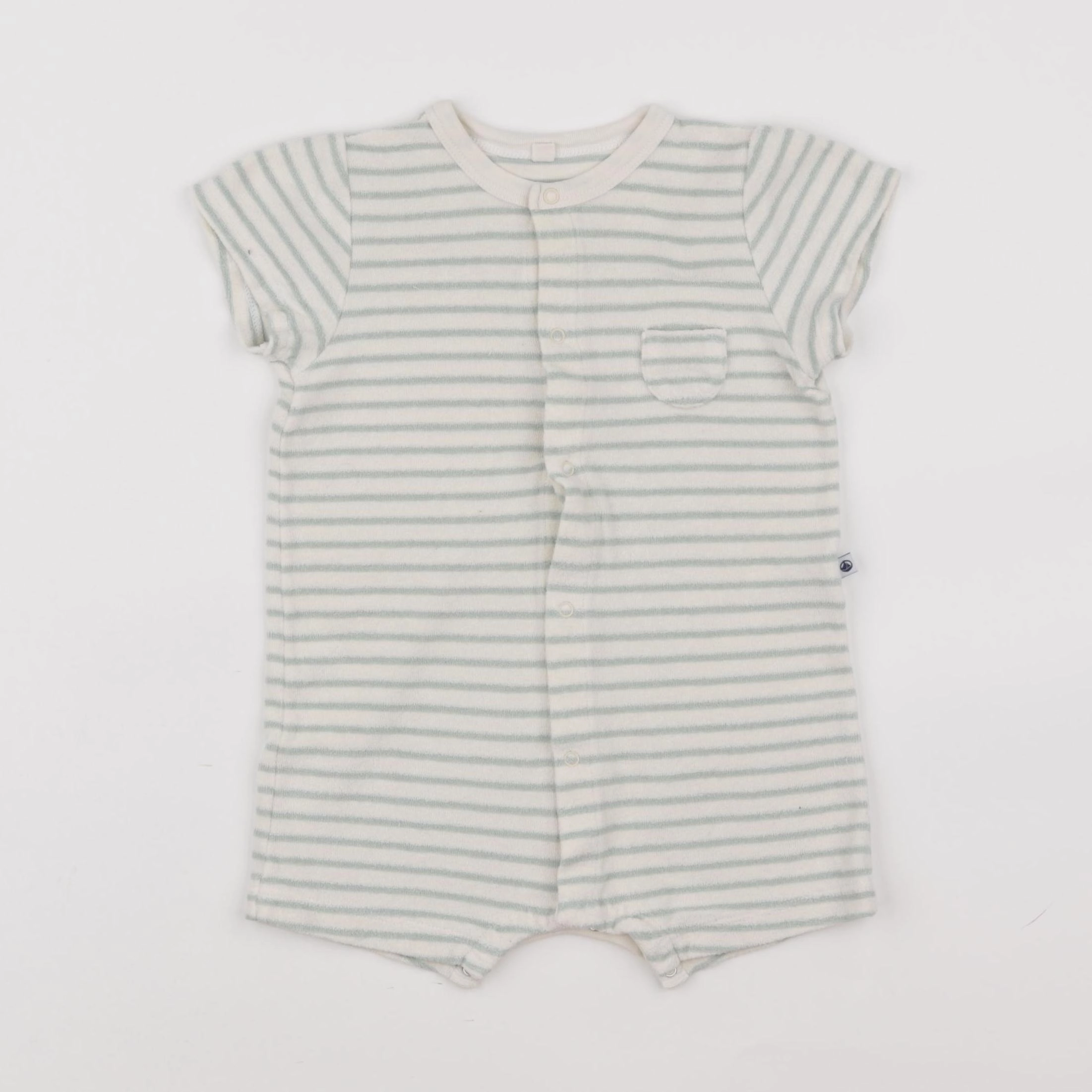 Petit Bateau - combinaison blanc - 6 mois