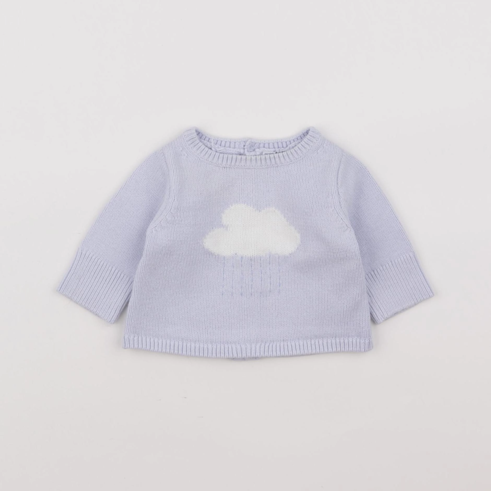 Jacadi - pull bleu - 1 mois