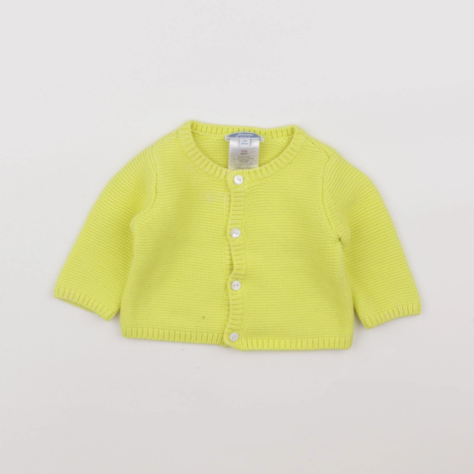 Jacadi - gilet jaune - 3 mois