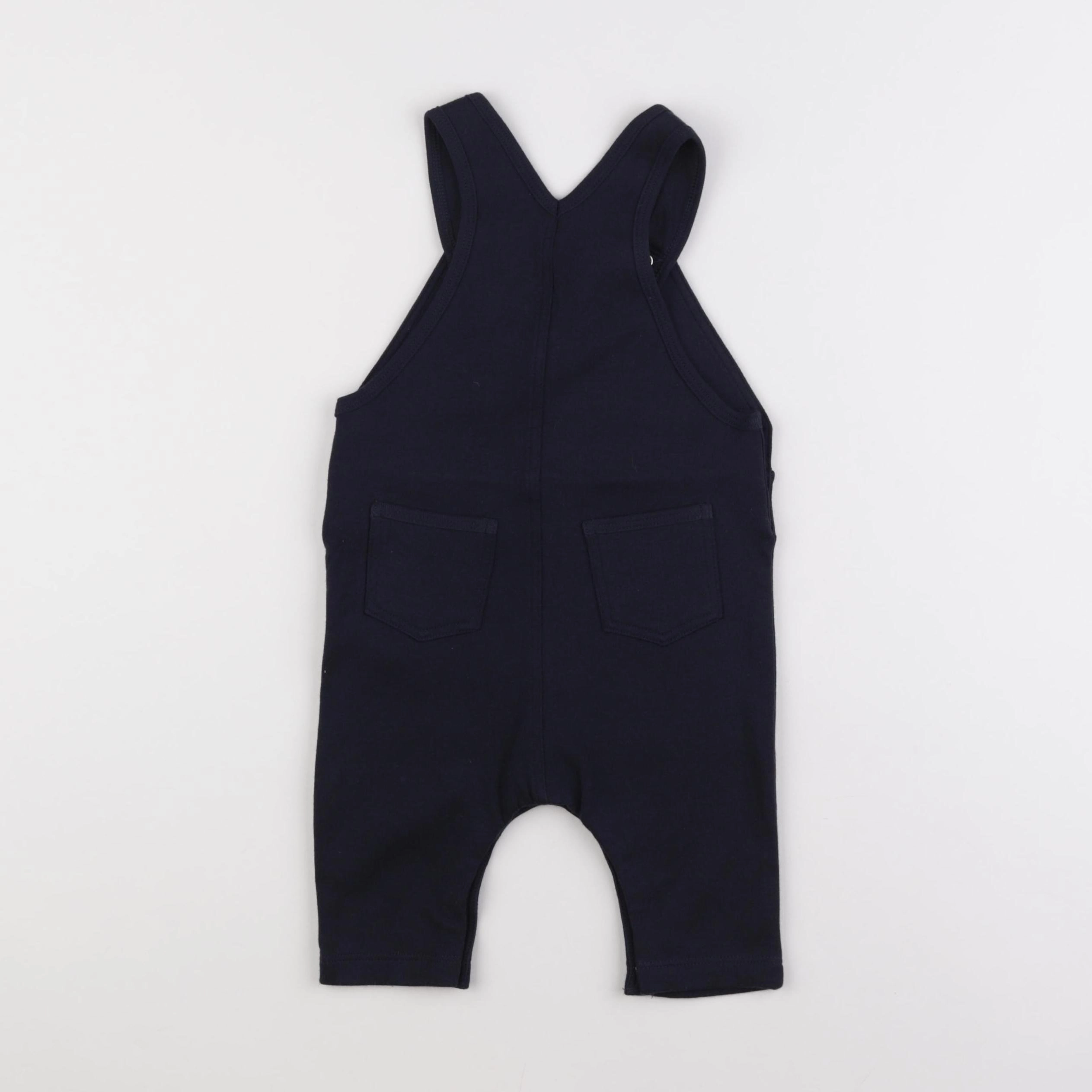 Petit Bateau - salopette bleu - 12 mois