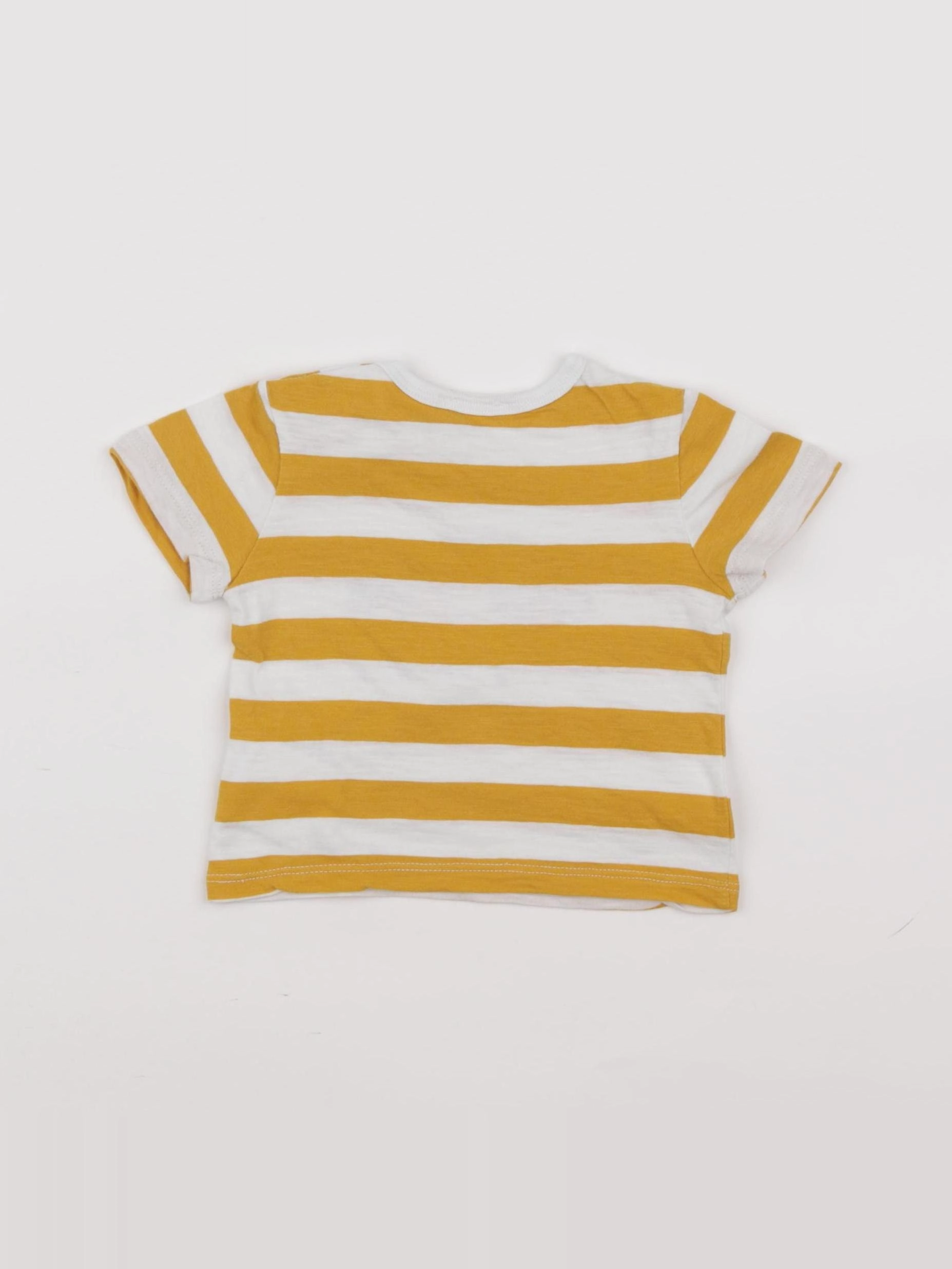 Boutchou - tee-shirt jaune - 6 mois