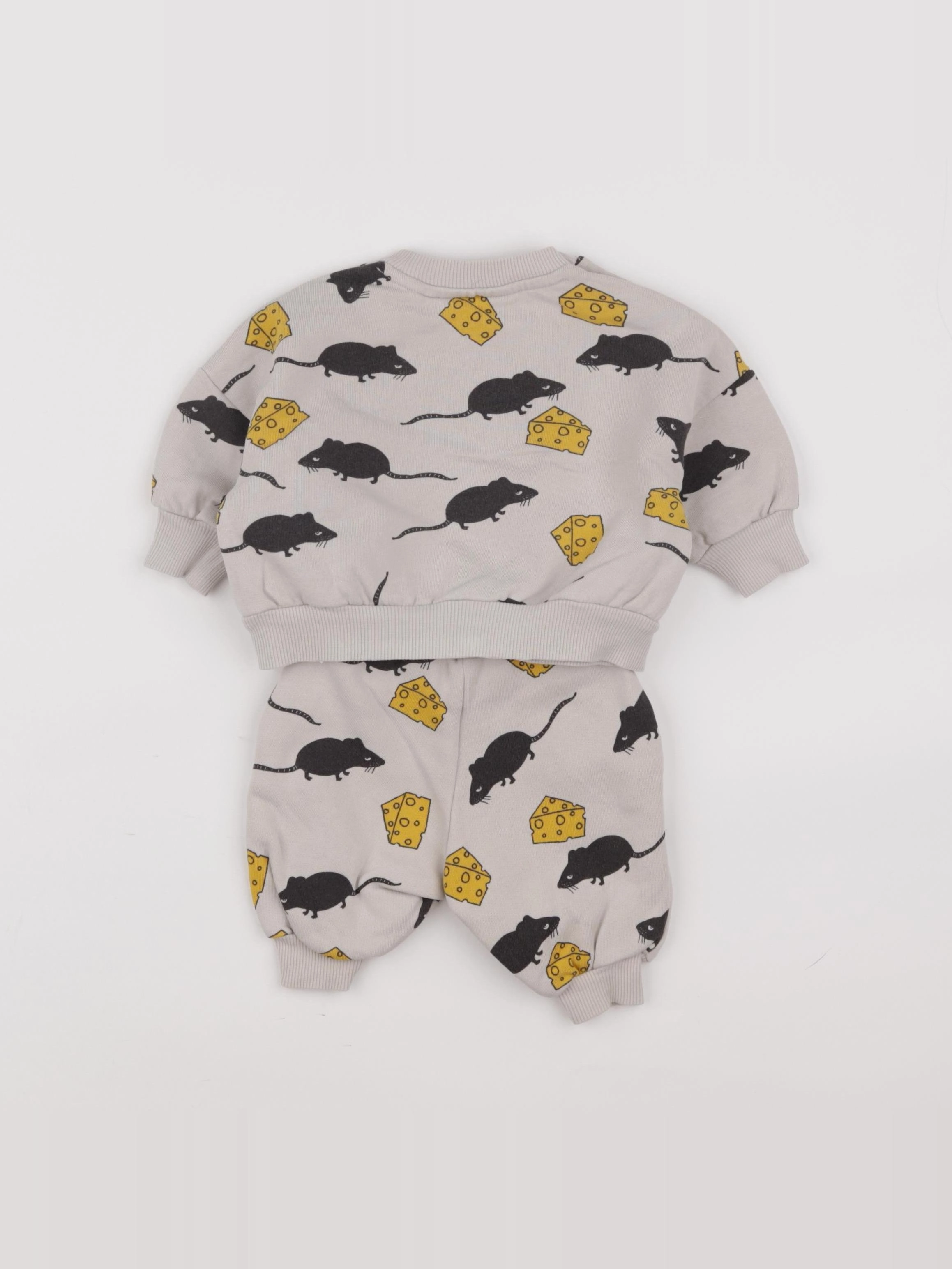 Mini Rodini - ensemble gris - 3/6 mois
