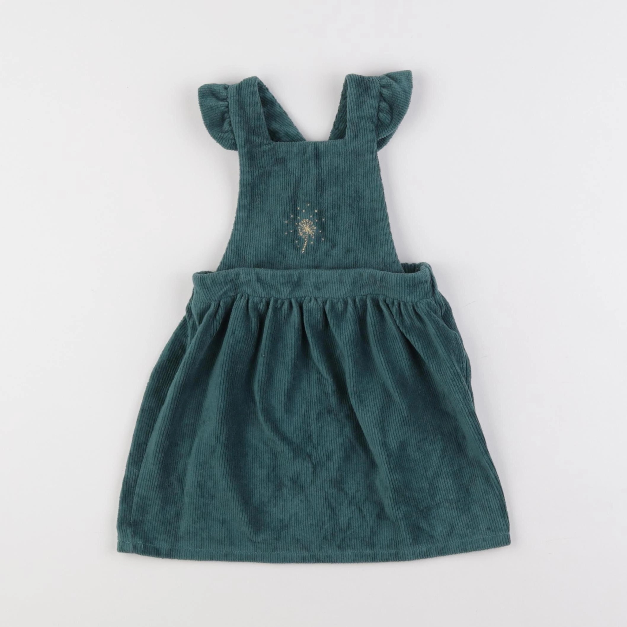Vertbaudet - robe vert - 18 mois