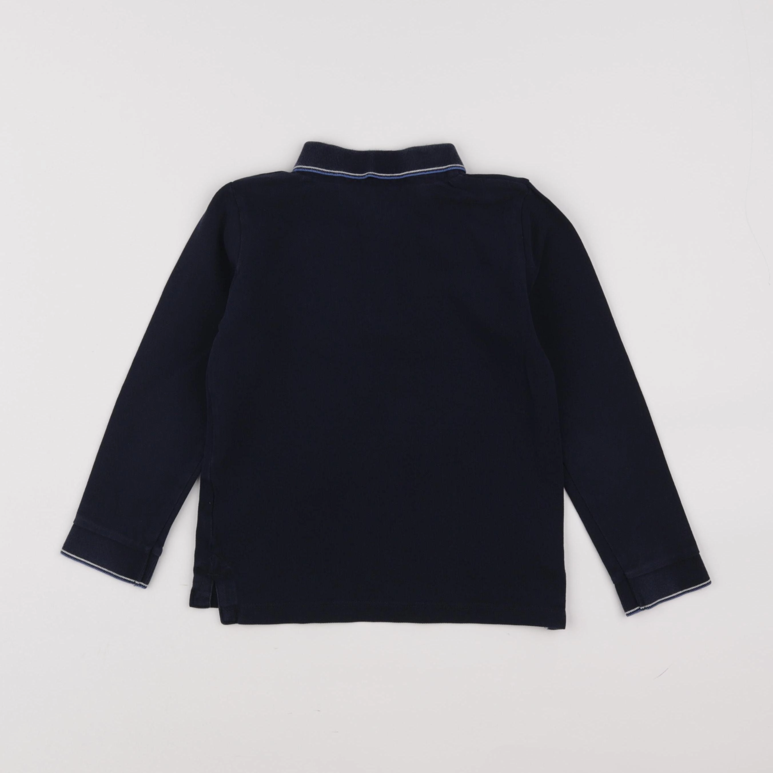 Monoprix - polo bleu - 6 ans