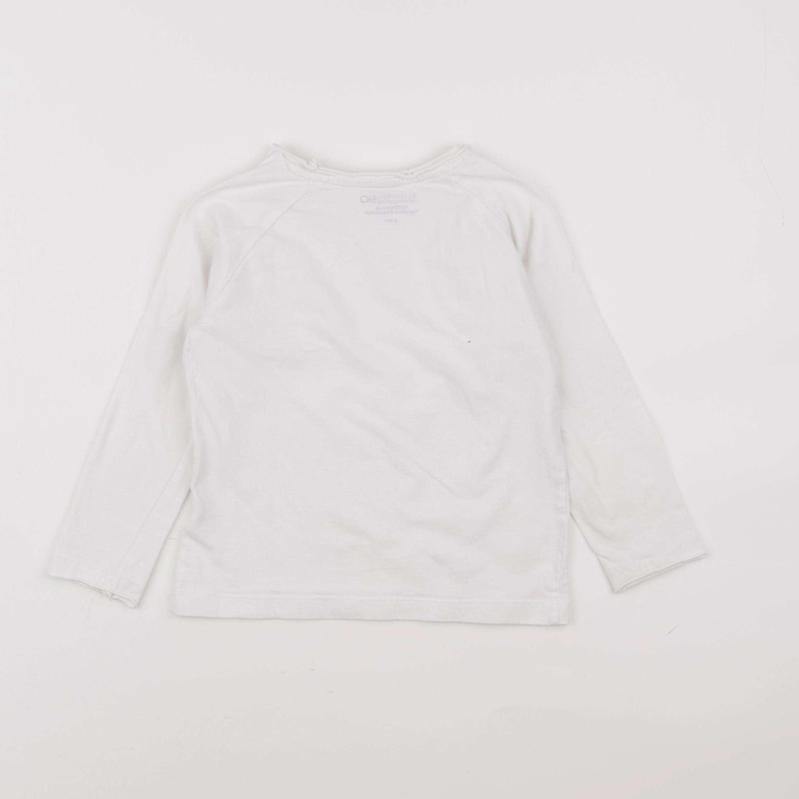Monoprix - tee-shirt blanc - 6 ans
