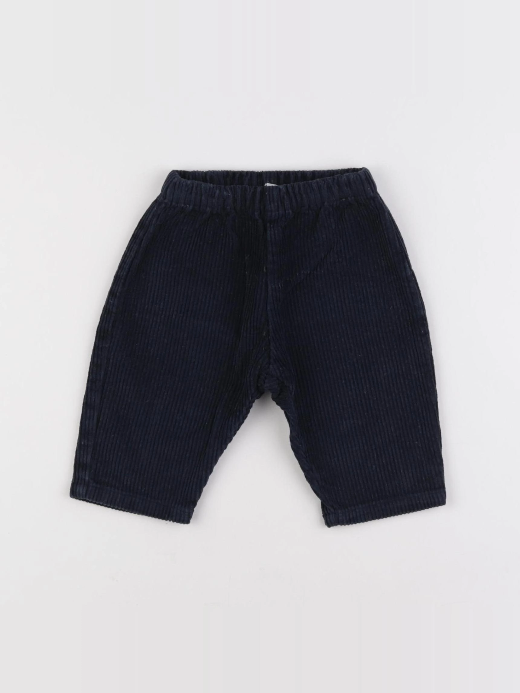 Petit Bateau - pantalon bleu - 6 mois