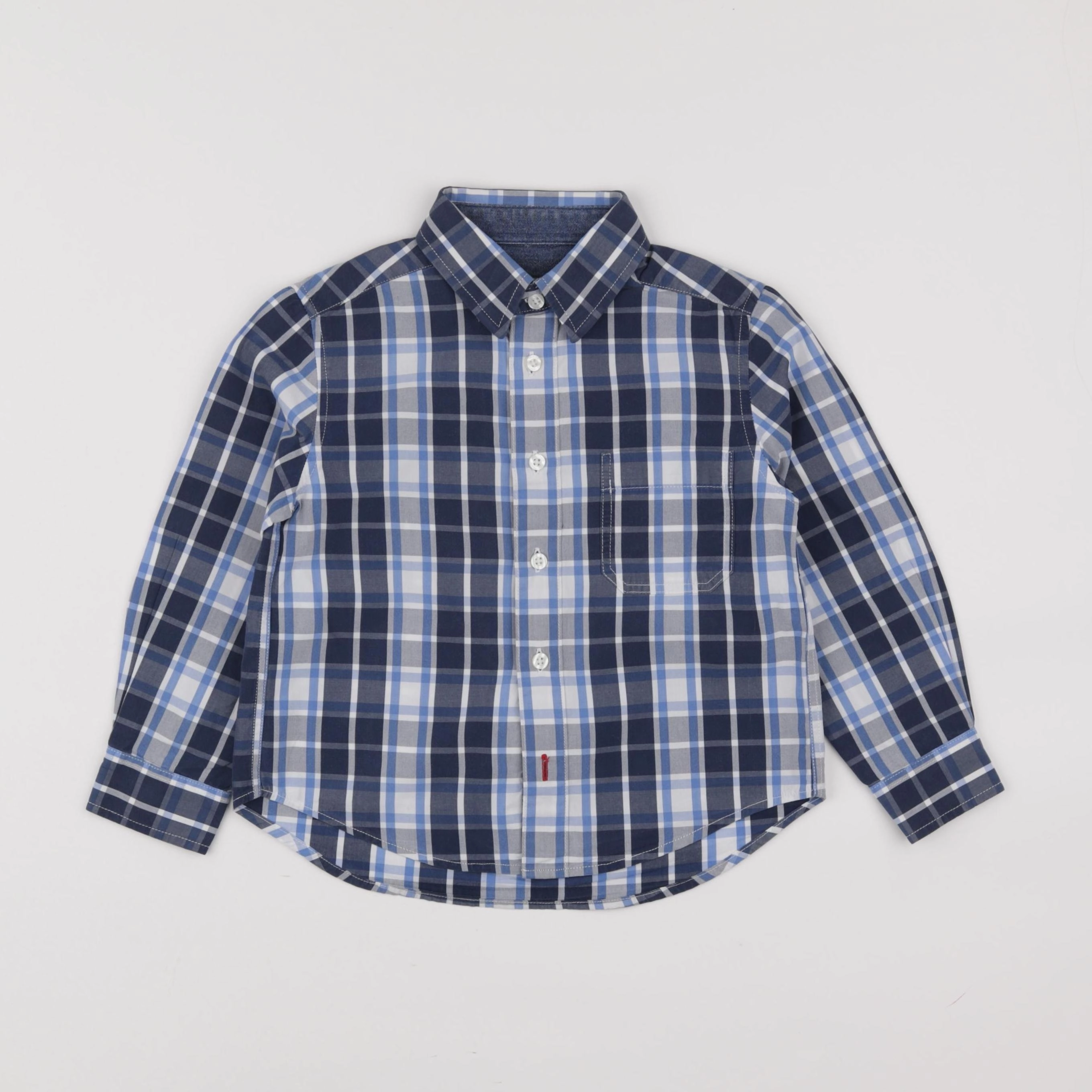 Cyrillus - chemise bleu - 4 ans