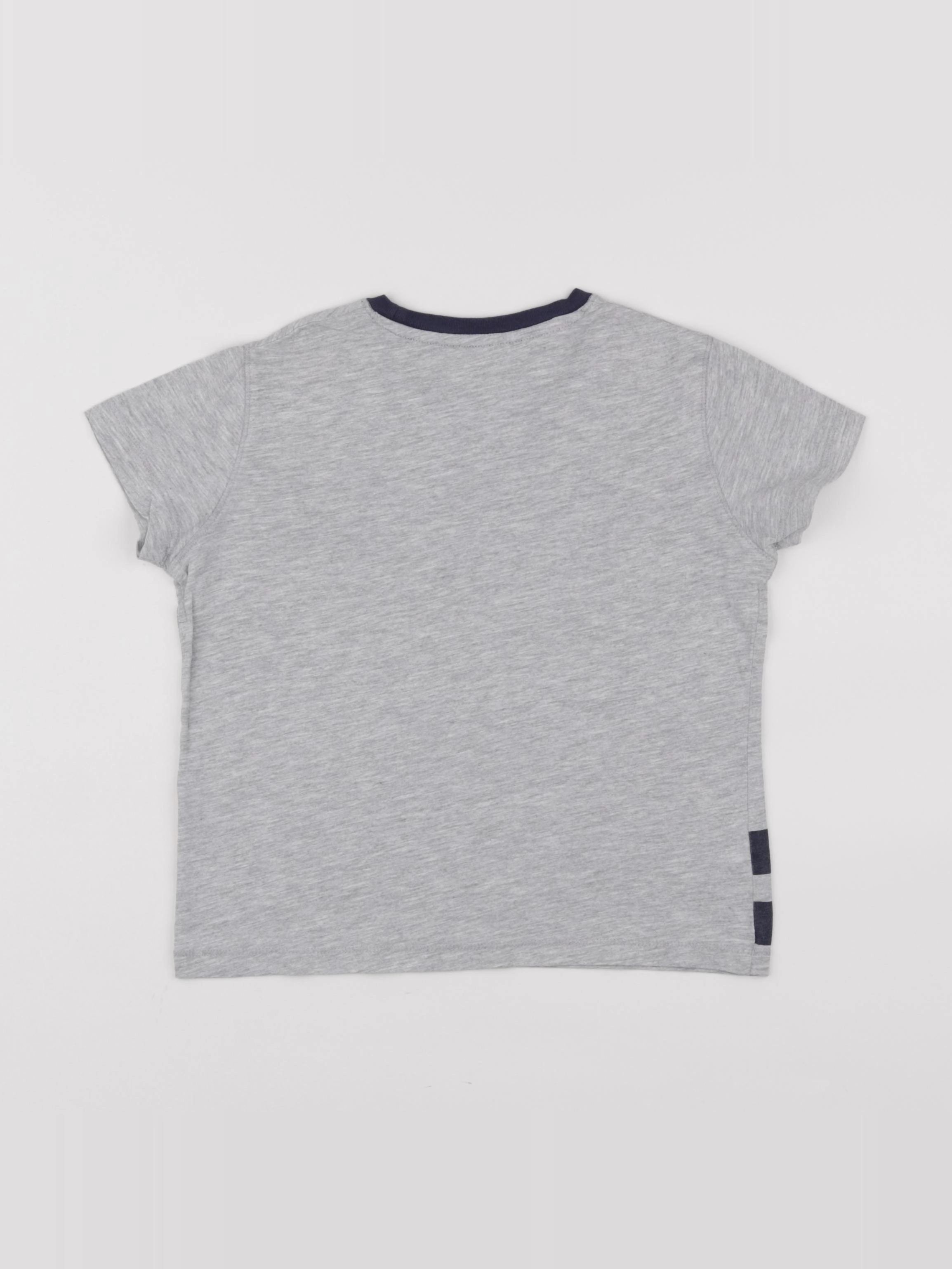 Monoprix - tee-shirt gris - 8 ans