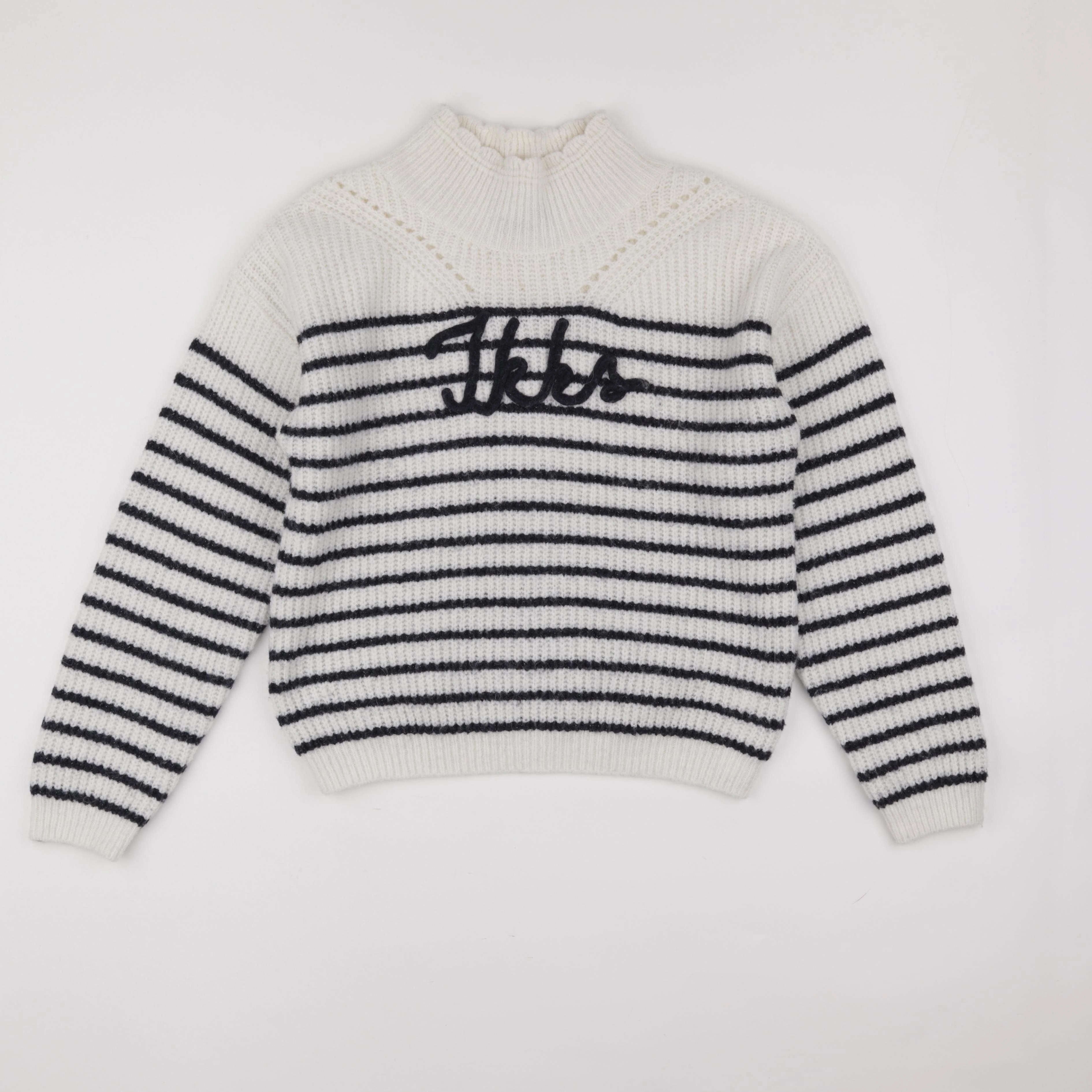 IKKS - pull blanc, bleu - 14 ans