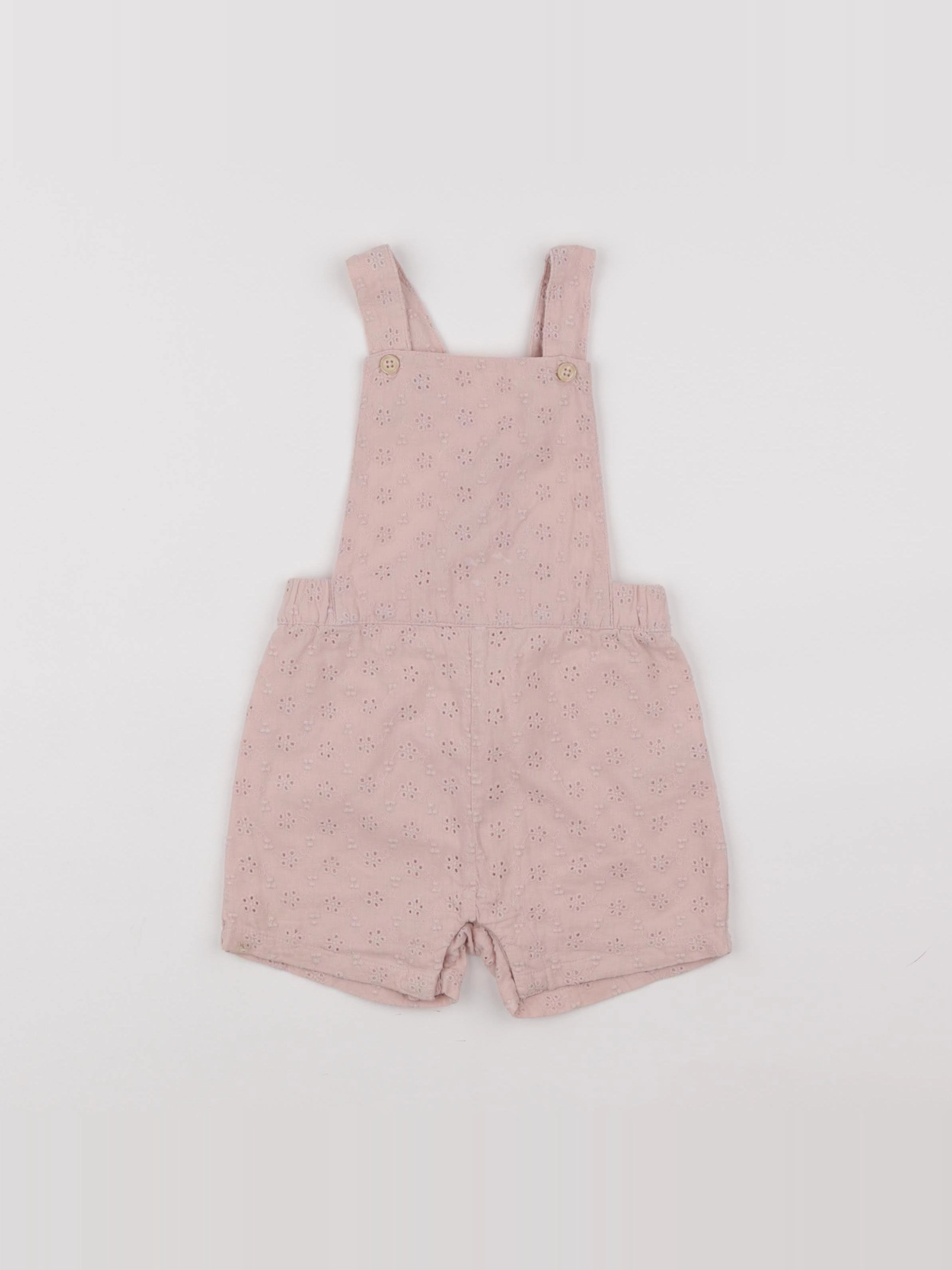 Petit Bateau - salopette rose - 12 mois
