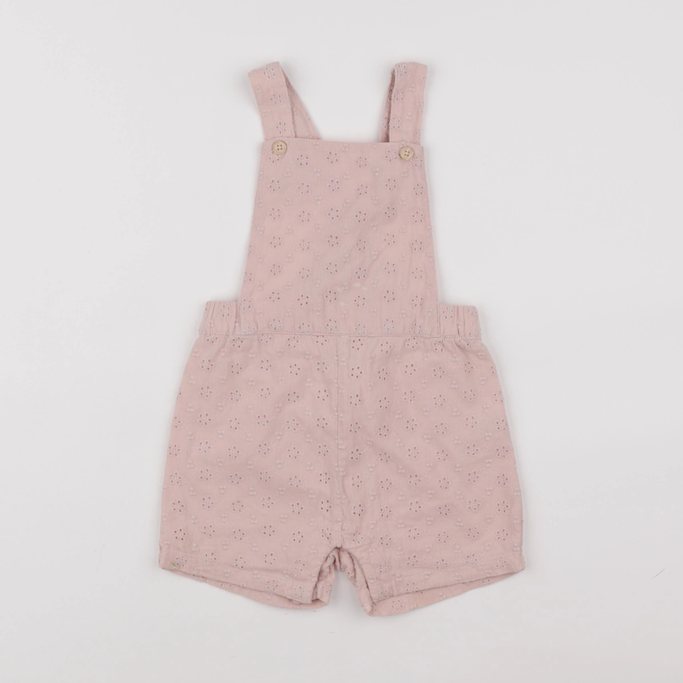 Petit Bateau - salopette rose - 12 mois