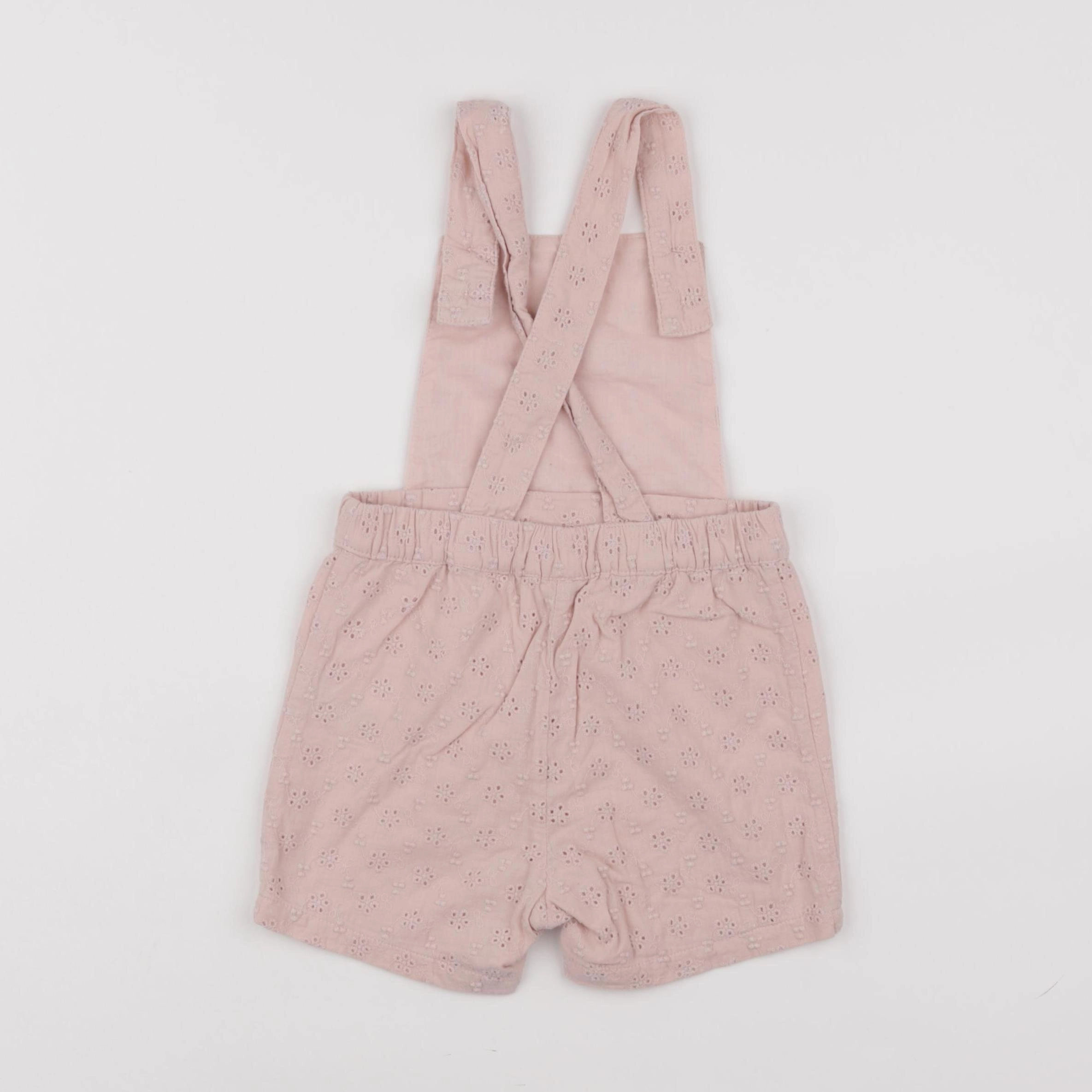 Petit Bateau - salopette rose - 12 mois